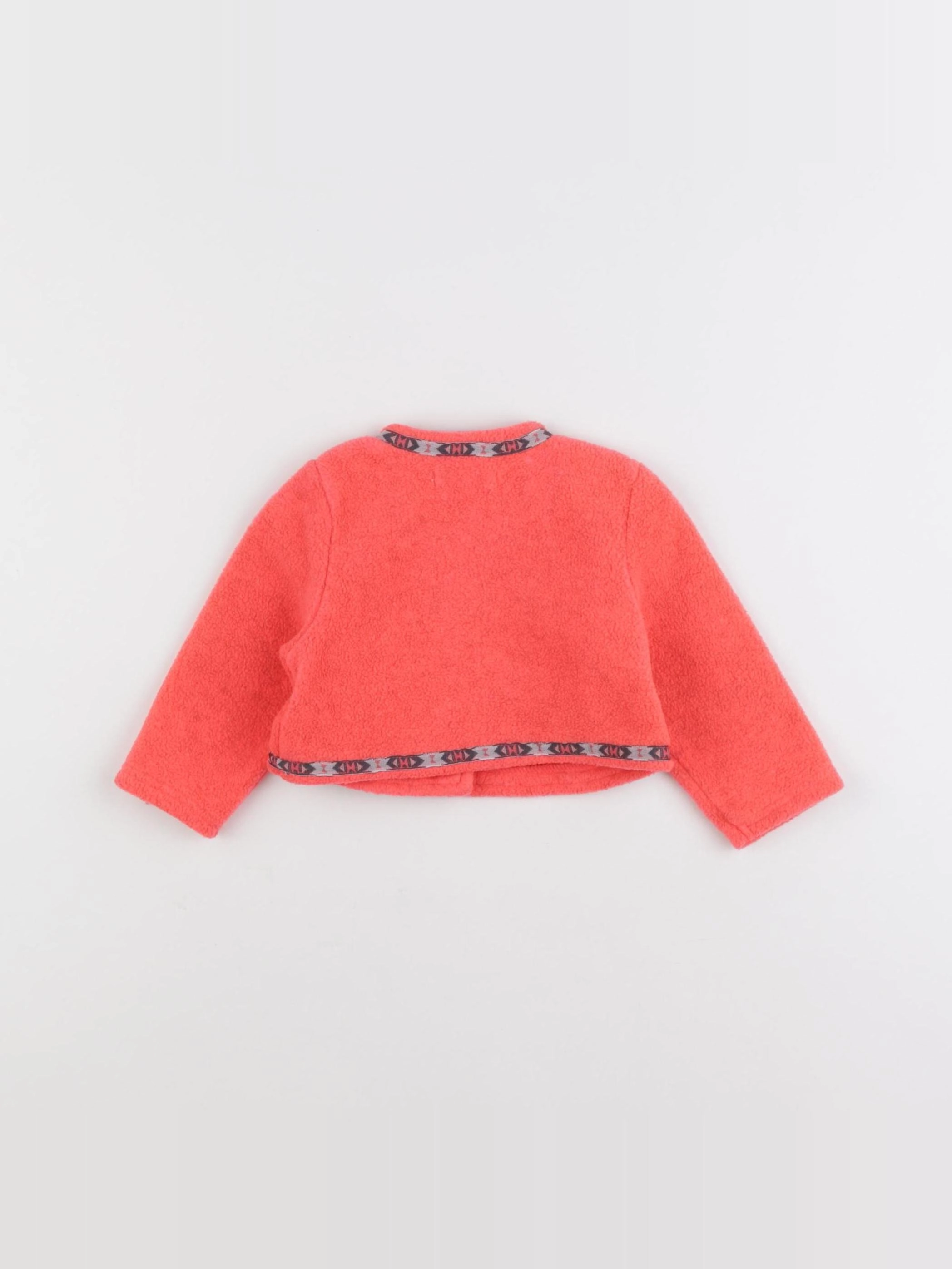 IKKS - gilet rose fluo - 6 mois