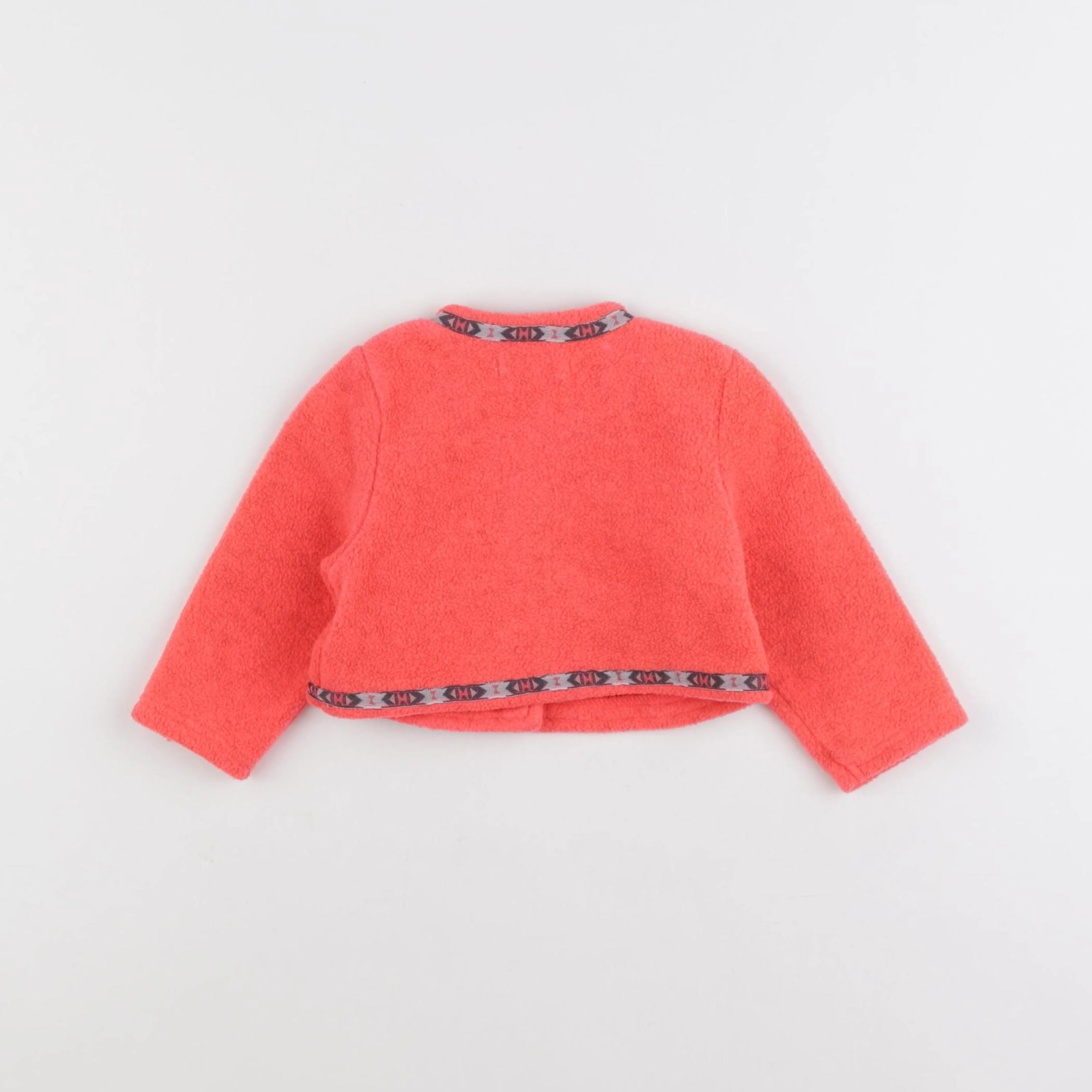 IKKS - gilet rose fluo - 6 mois