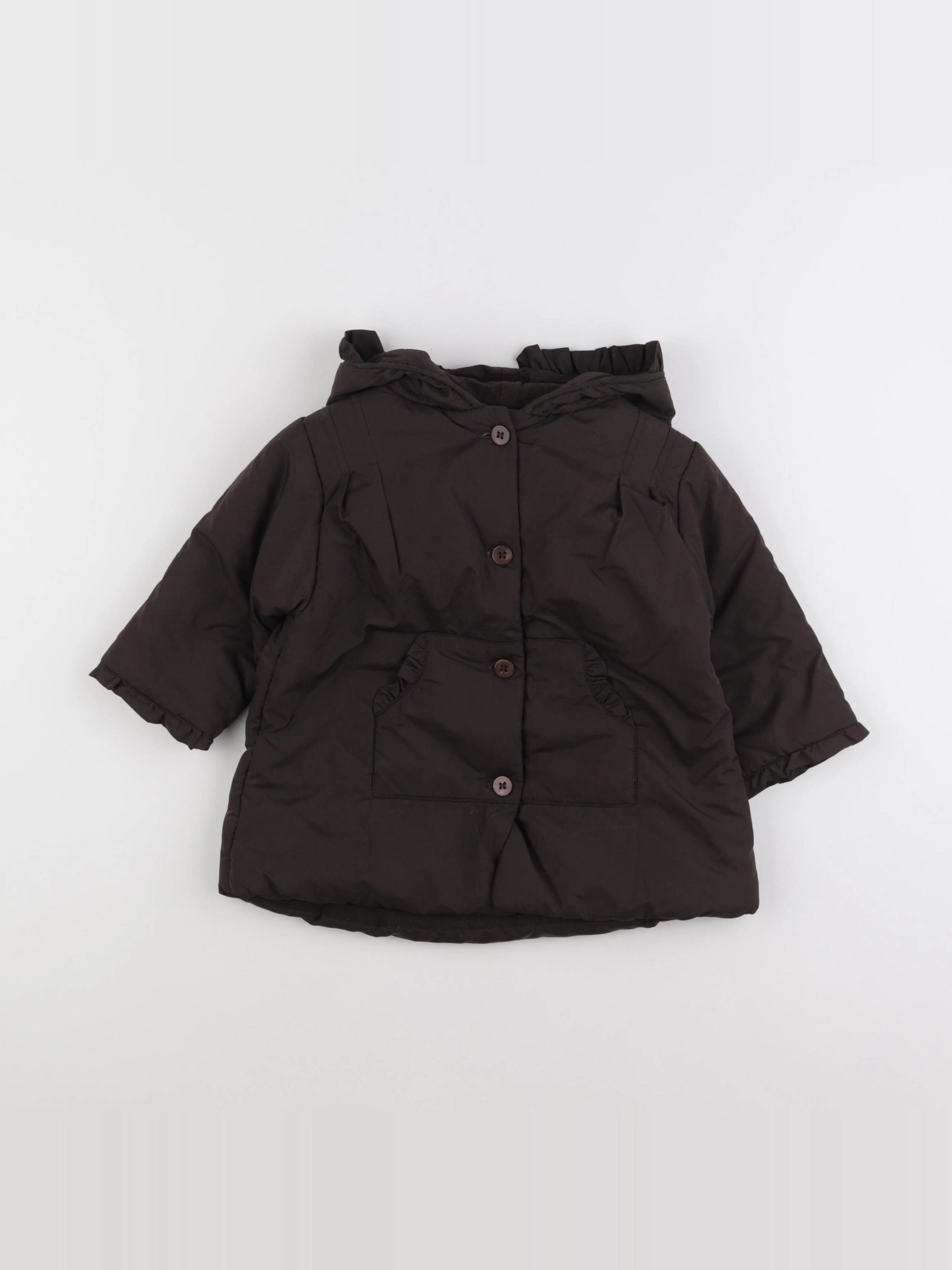 Jacadi - manteau marron - 12 mois