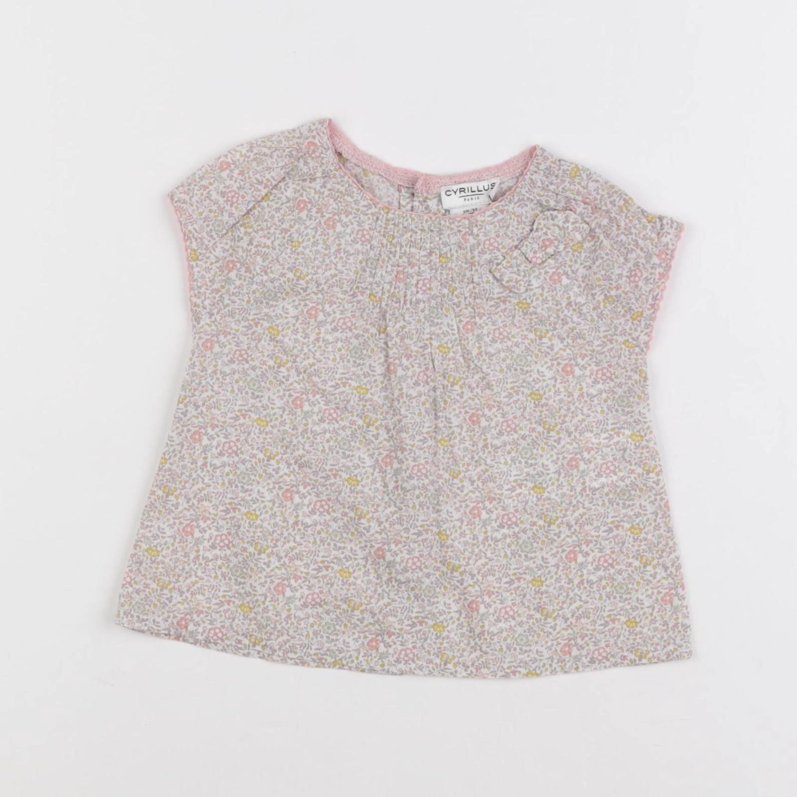 Cyrillus - blouse multicolore - 3 mois
