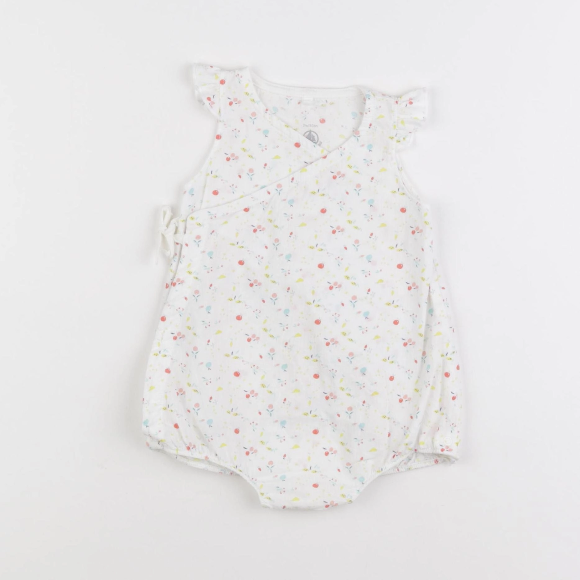 Petit Bateau - combinaison blanc - 3 mois