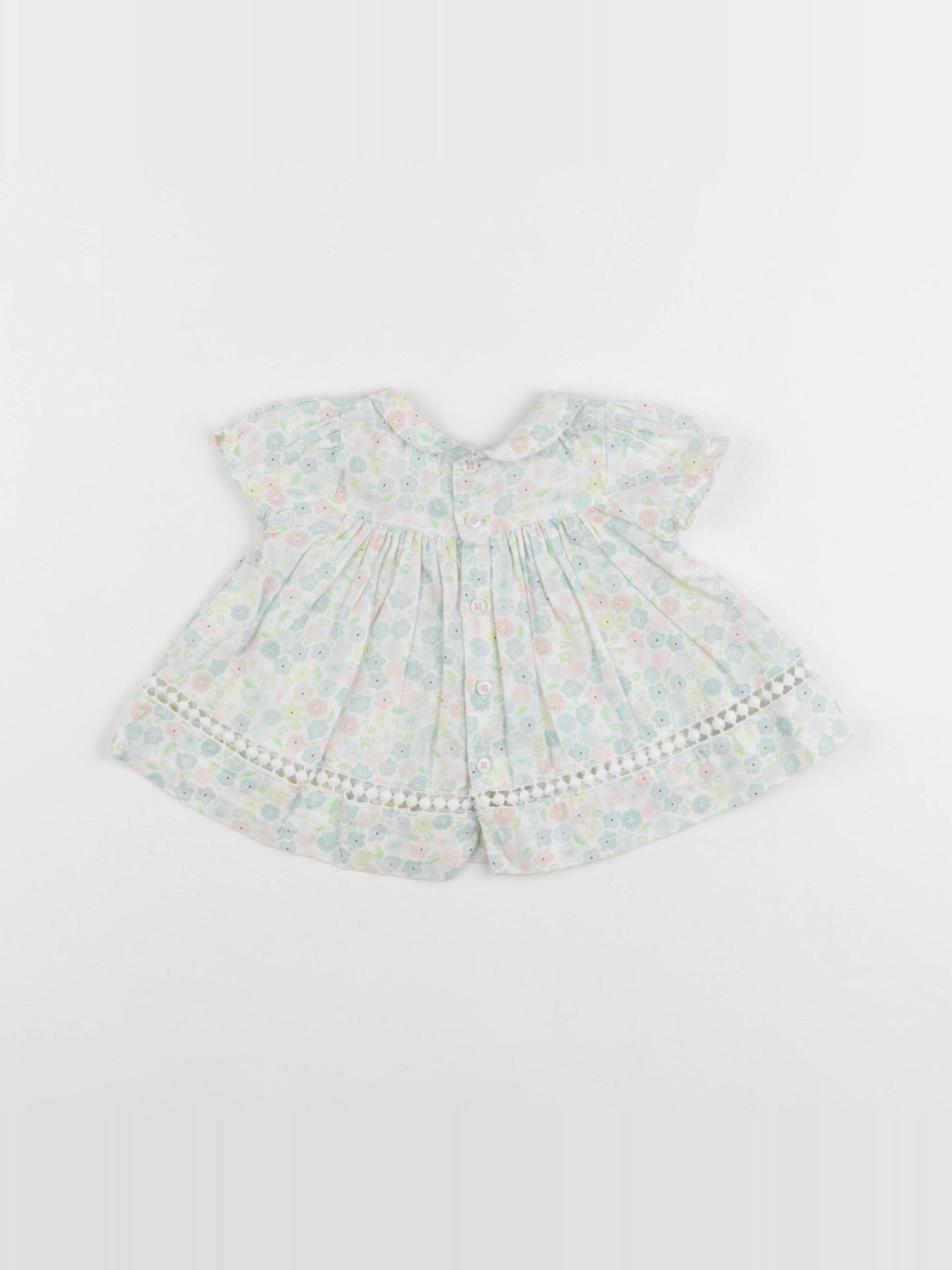 Boutchou - blouse multicolore - 3 mois
