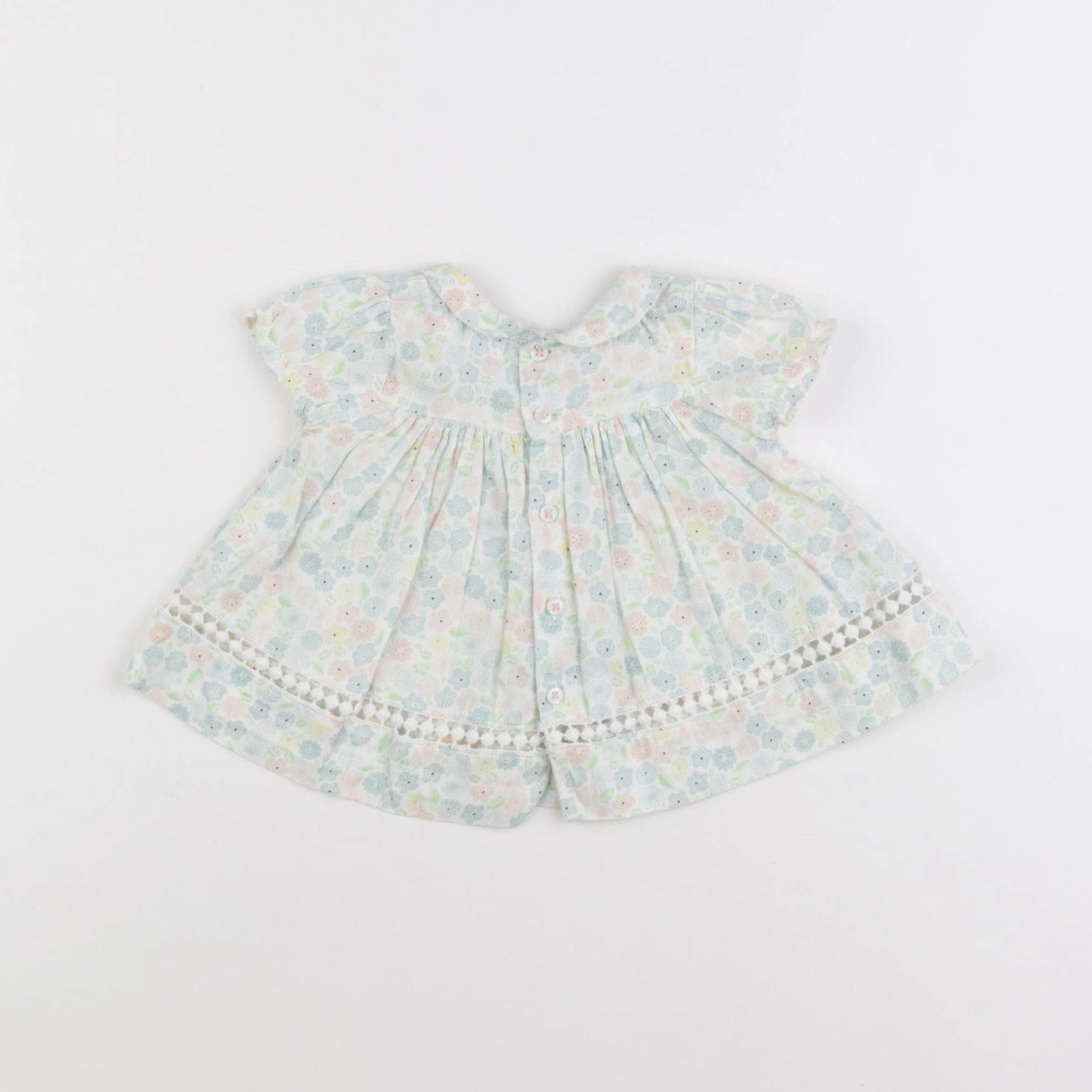 Boutchou - blouse multicolore - 3 mois
