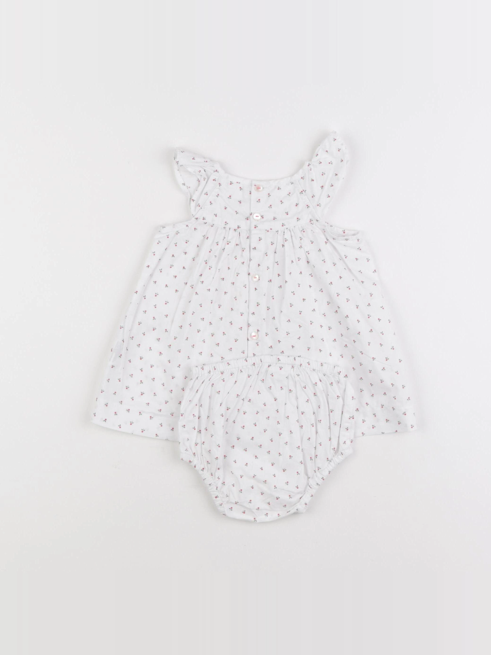 Jacadi - robe blanc - 3 mois