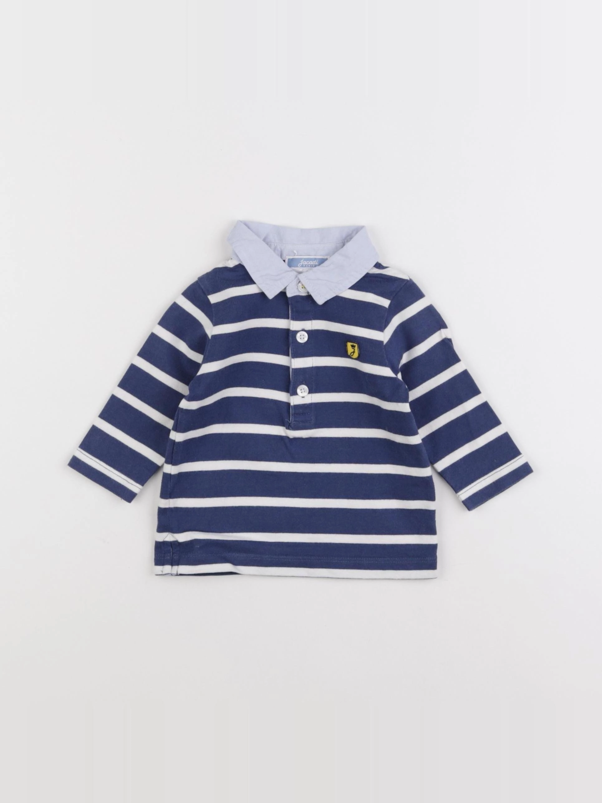 Jacadi - polo bleu - 6 mois