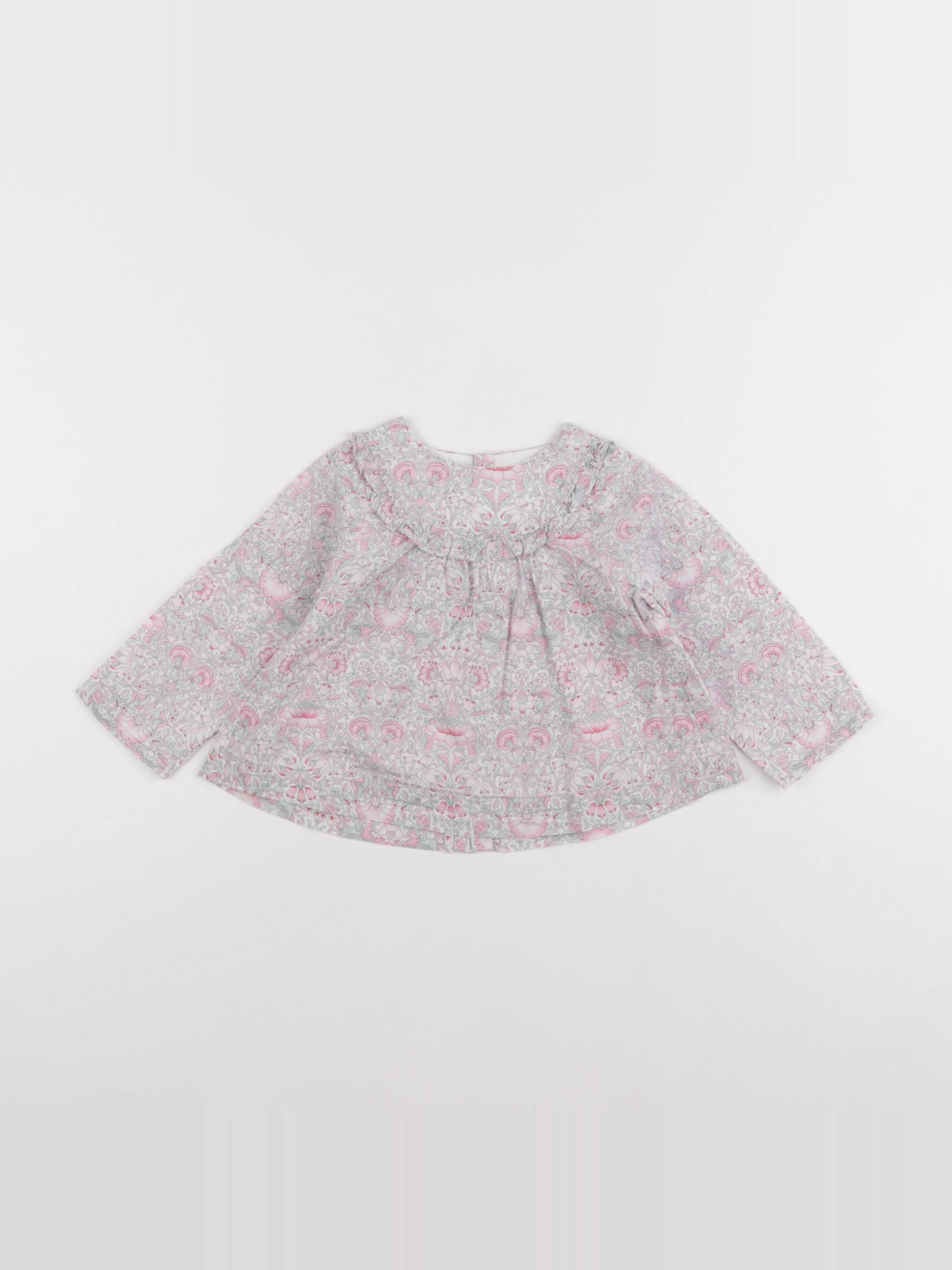 Jacadi - blouse liberty rose - 18 mois