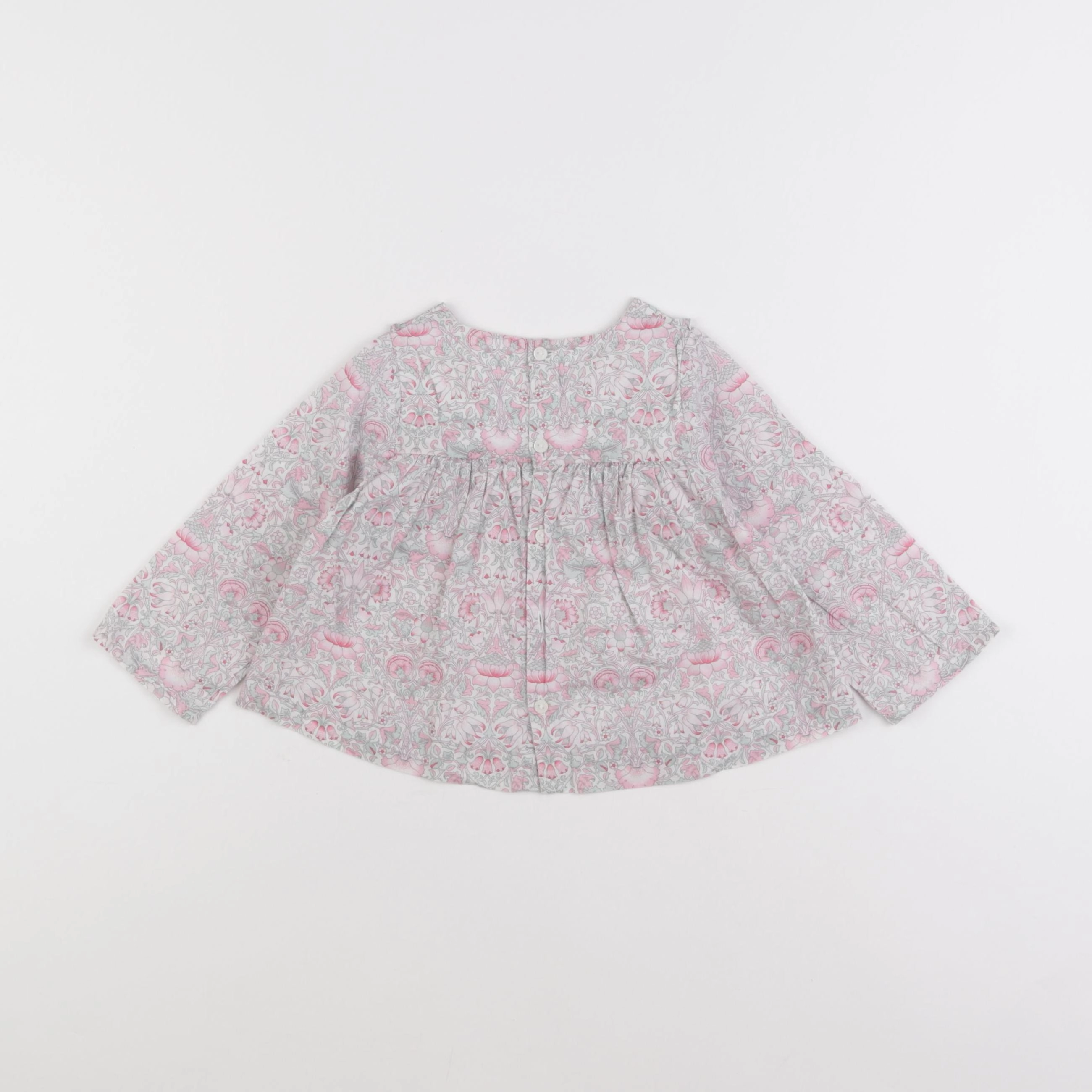 Jacadi - blouse liberty rose - 18 mois
