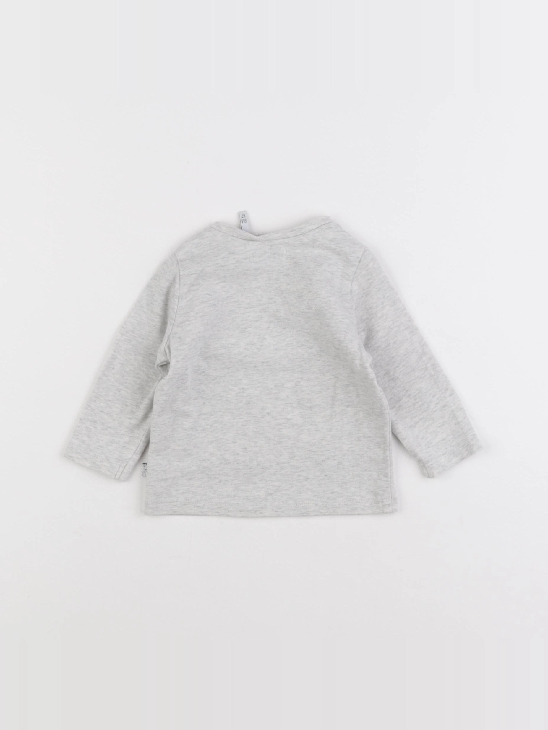 IKKS - tee-shirt gris - 6 mois