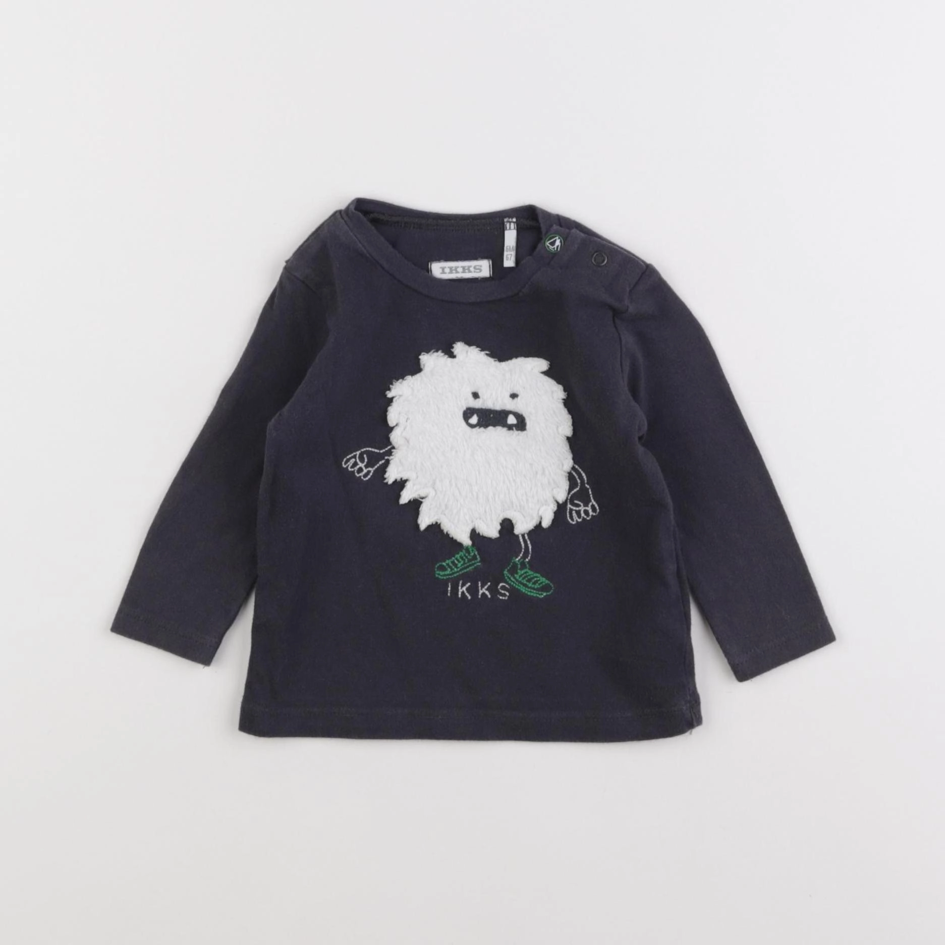 IKKS - tee-shirt gris - 6 mois