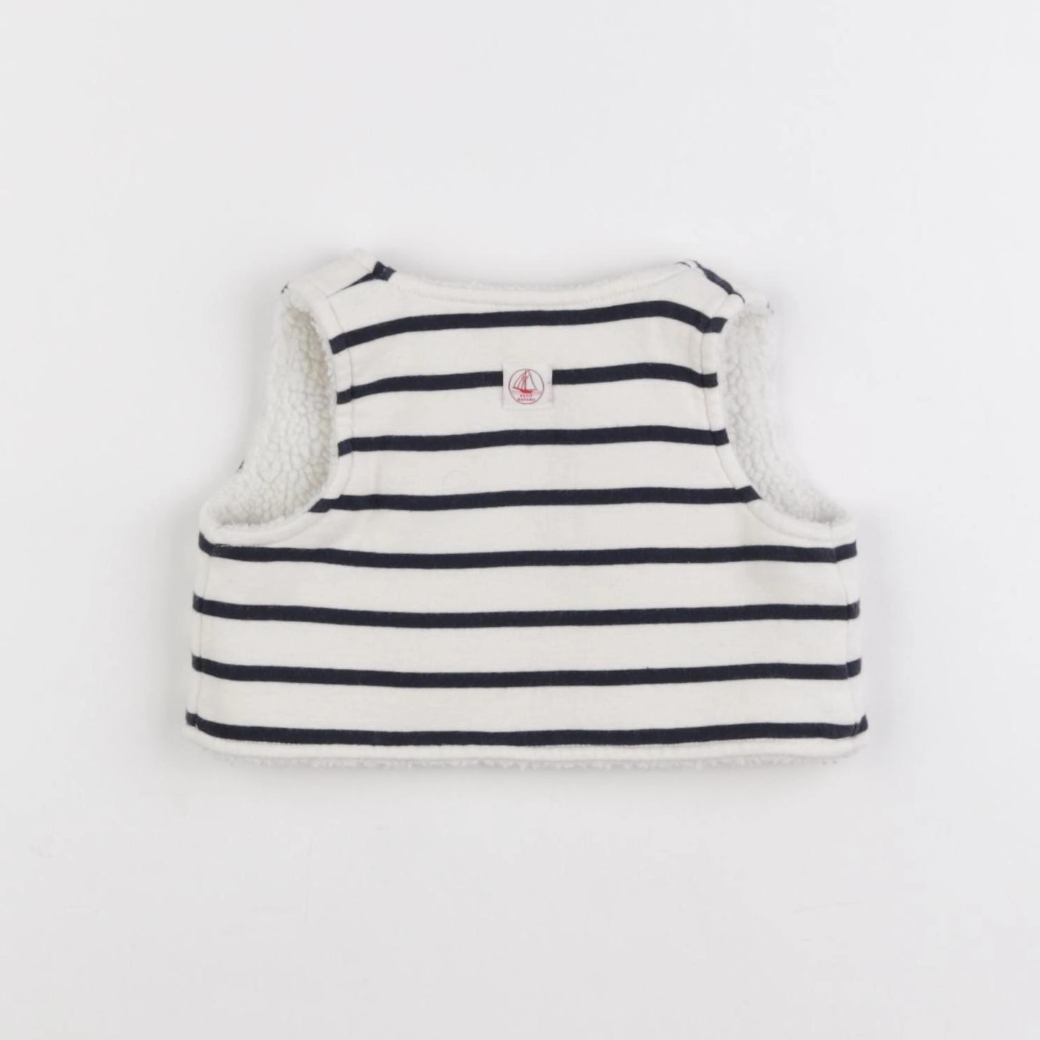 Petit Bateau - gilet bleu - 3 mois
