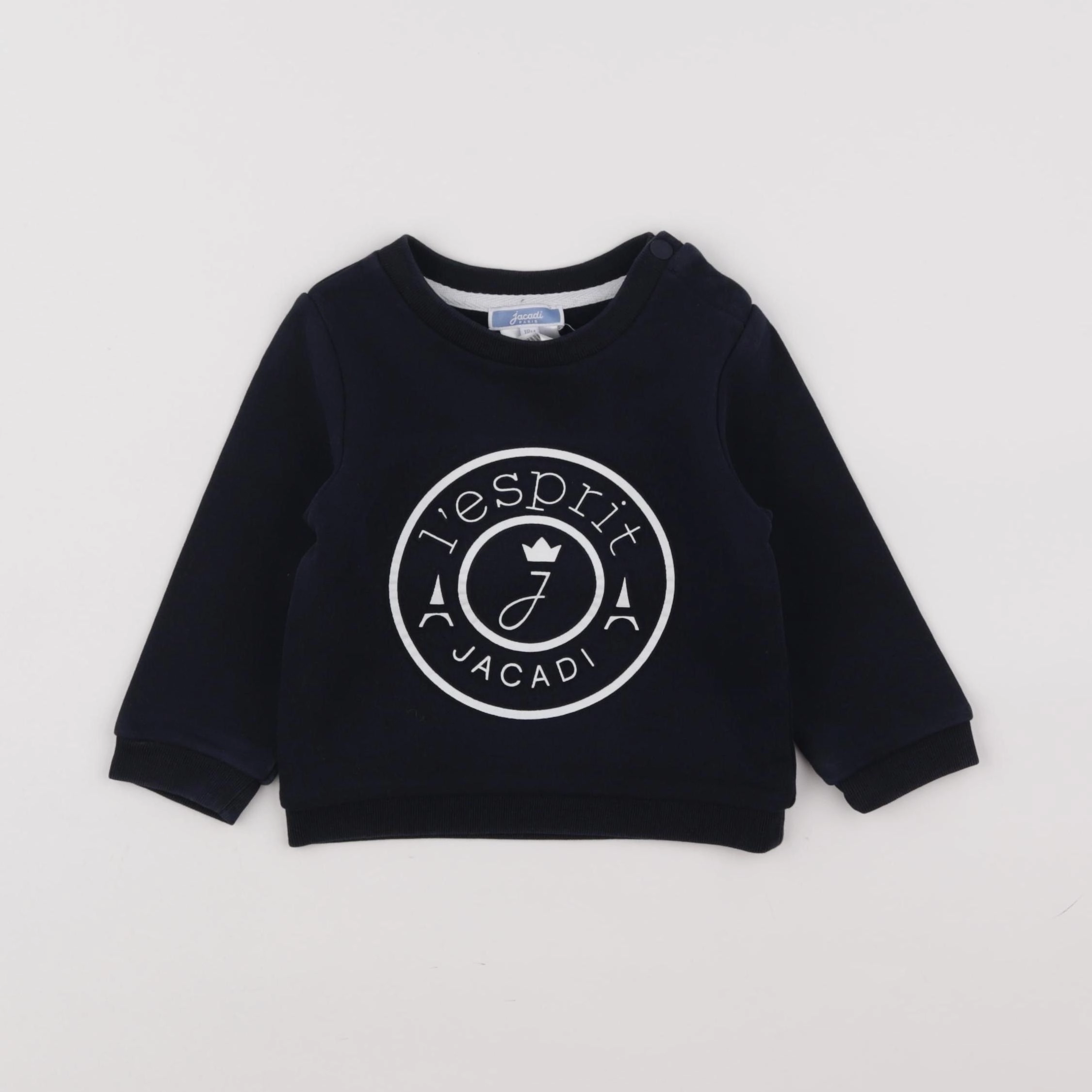 Jacadi - sweat bleu - 18 mois