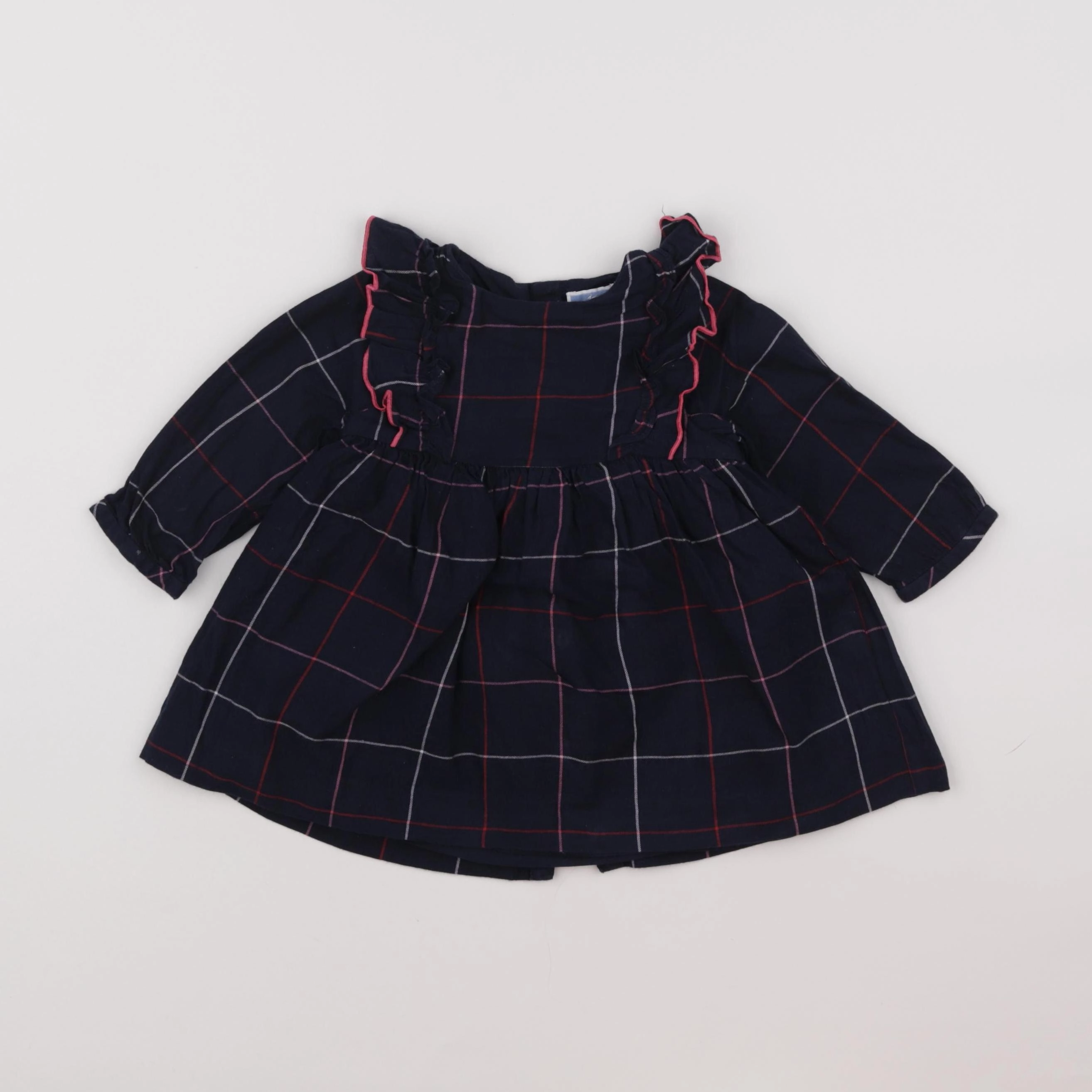 Jacadi - robe bleu - 12 mois