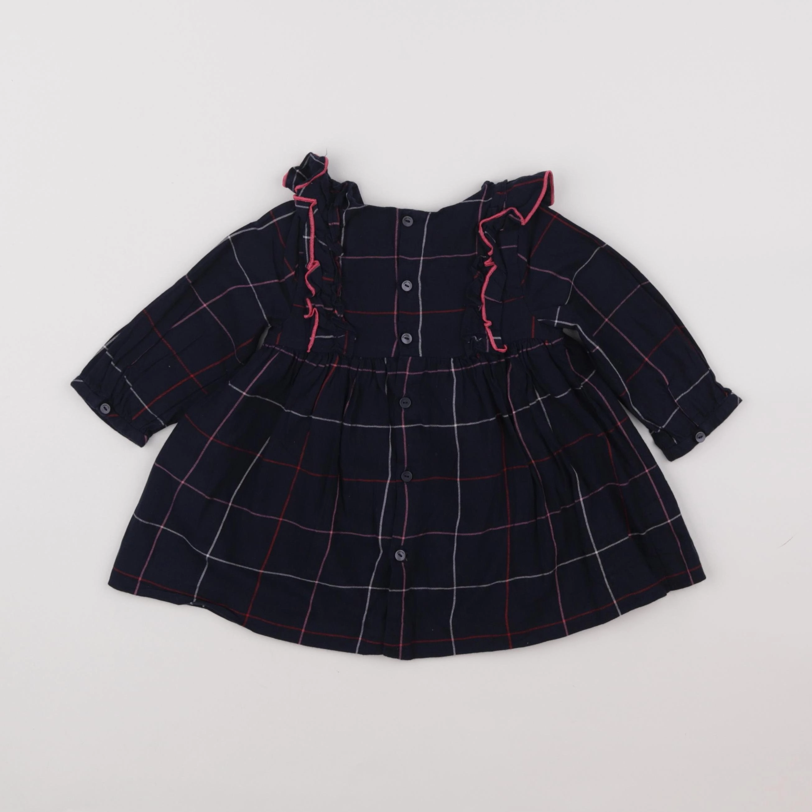 Jacadi - robe bleu - 12 mois