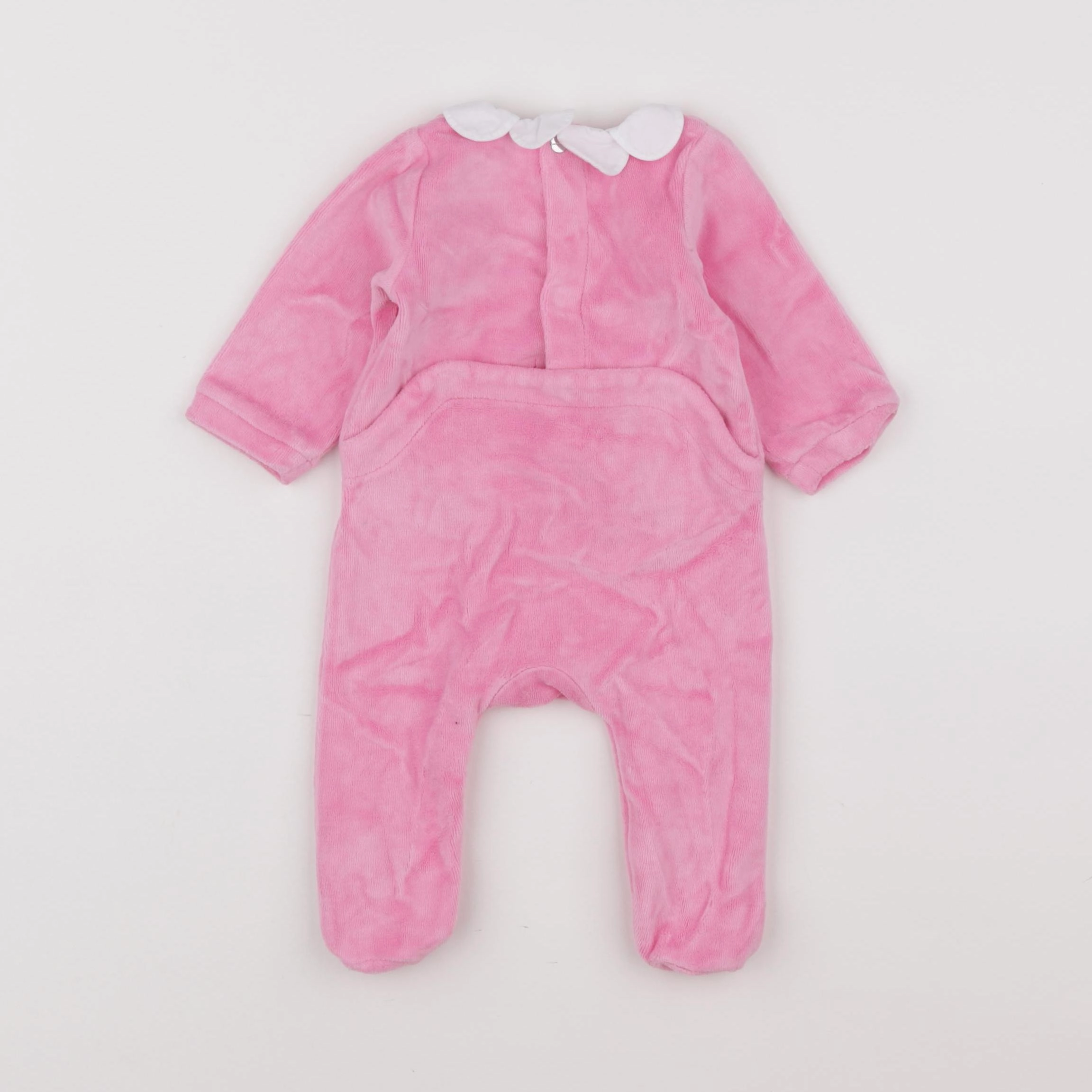 Jacadi - pyjama velours rose - 3 mois