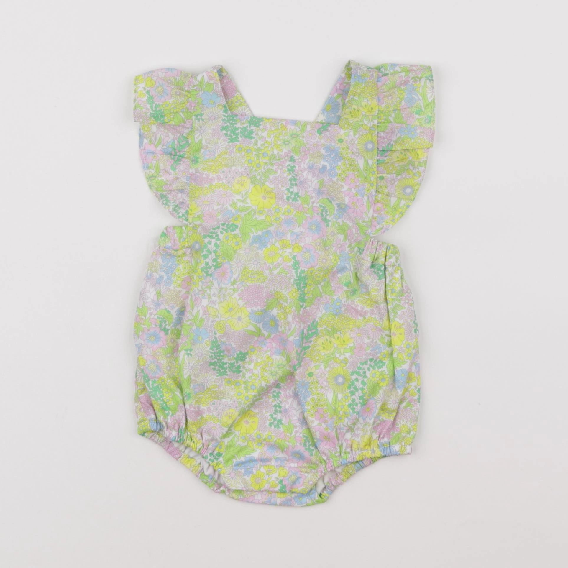 Jacadi - combinaison liberty multicolore - 6 mois