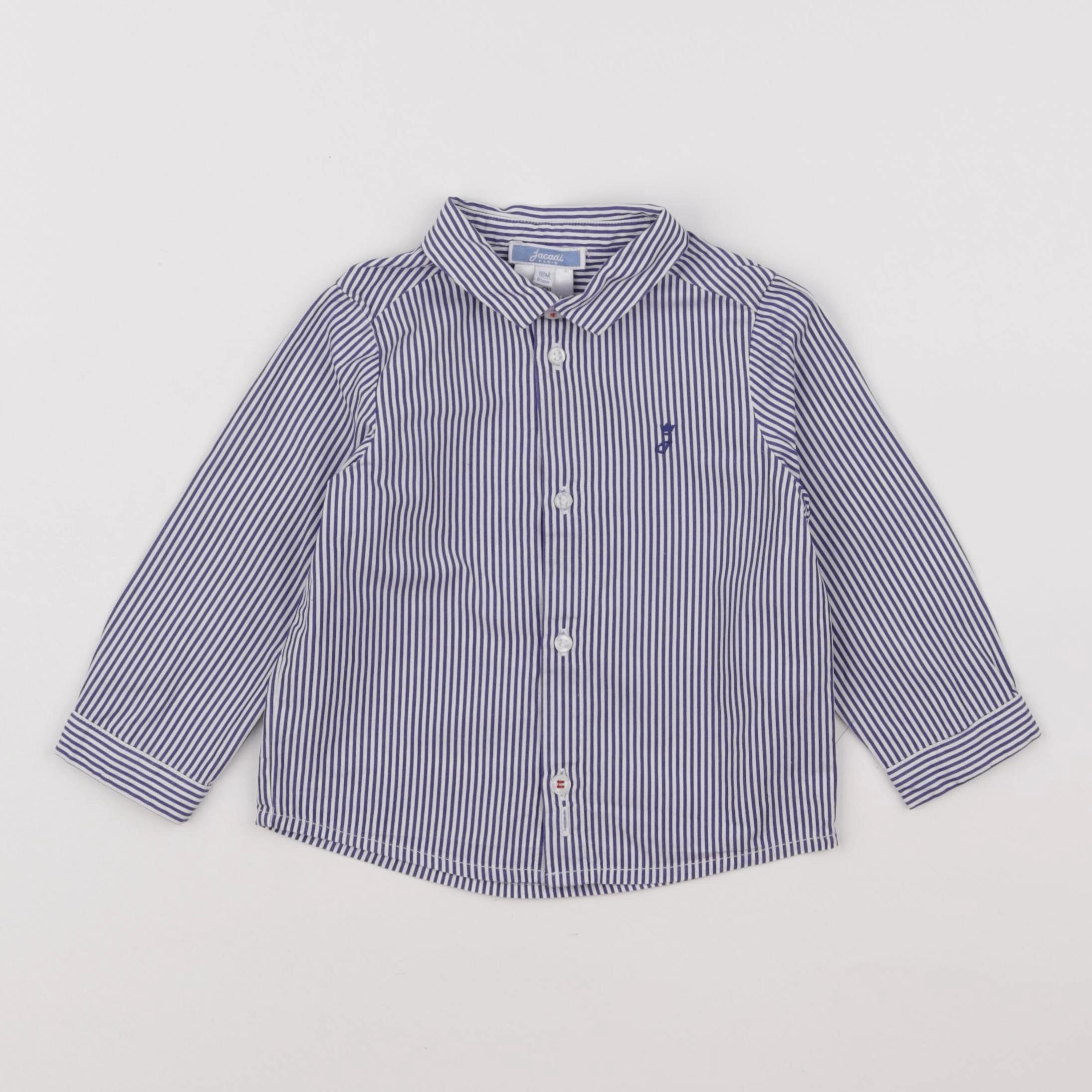 Jacadi - chemise bleu - 18 mois