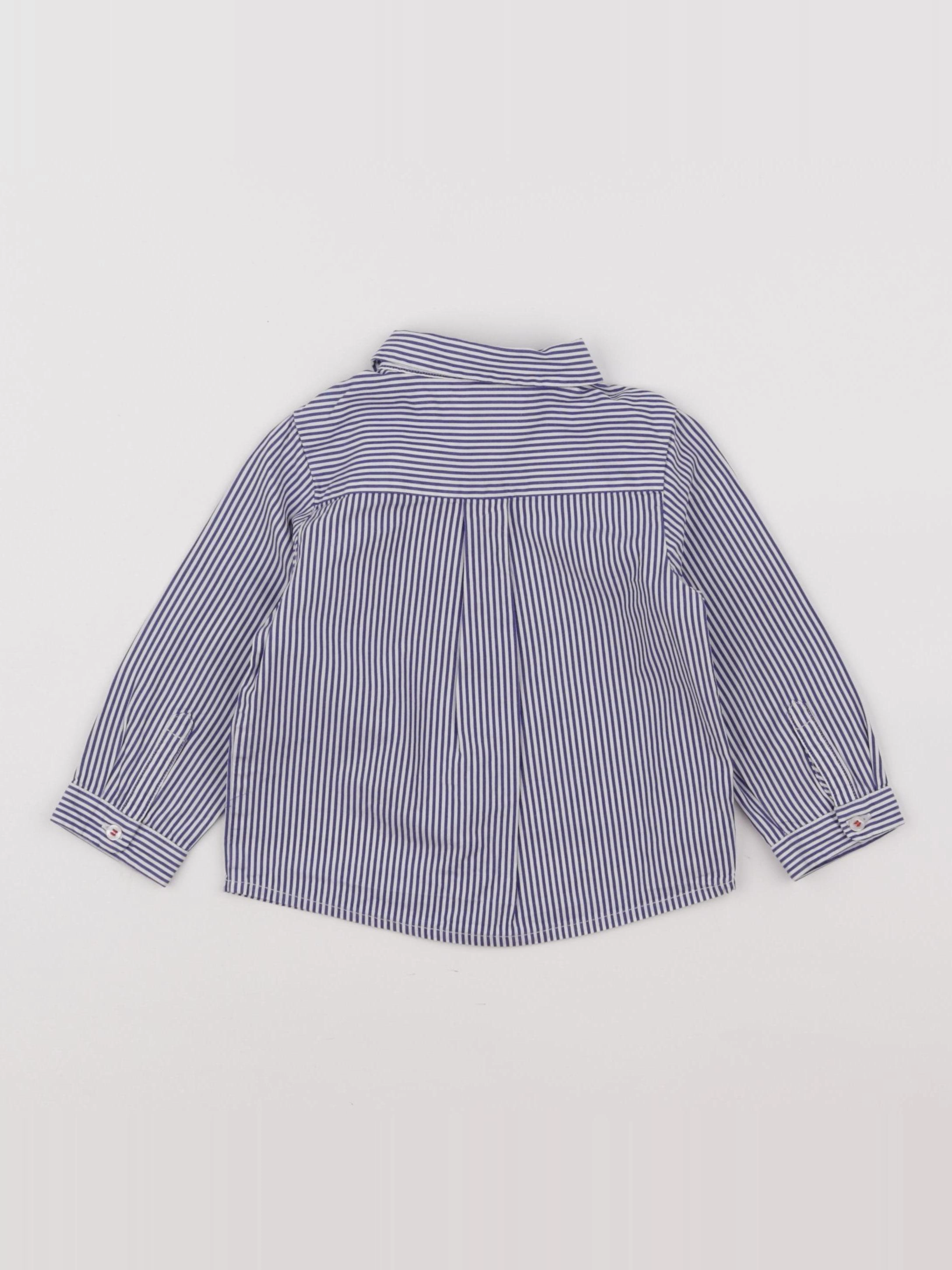 Jacadi - chemise bleu - 18 mois