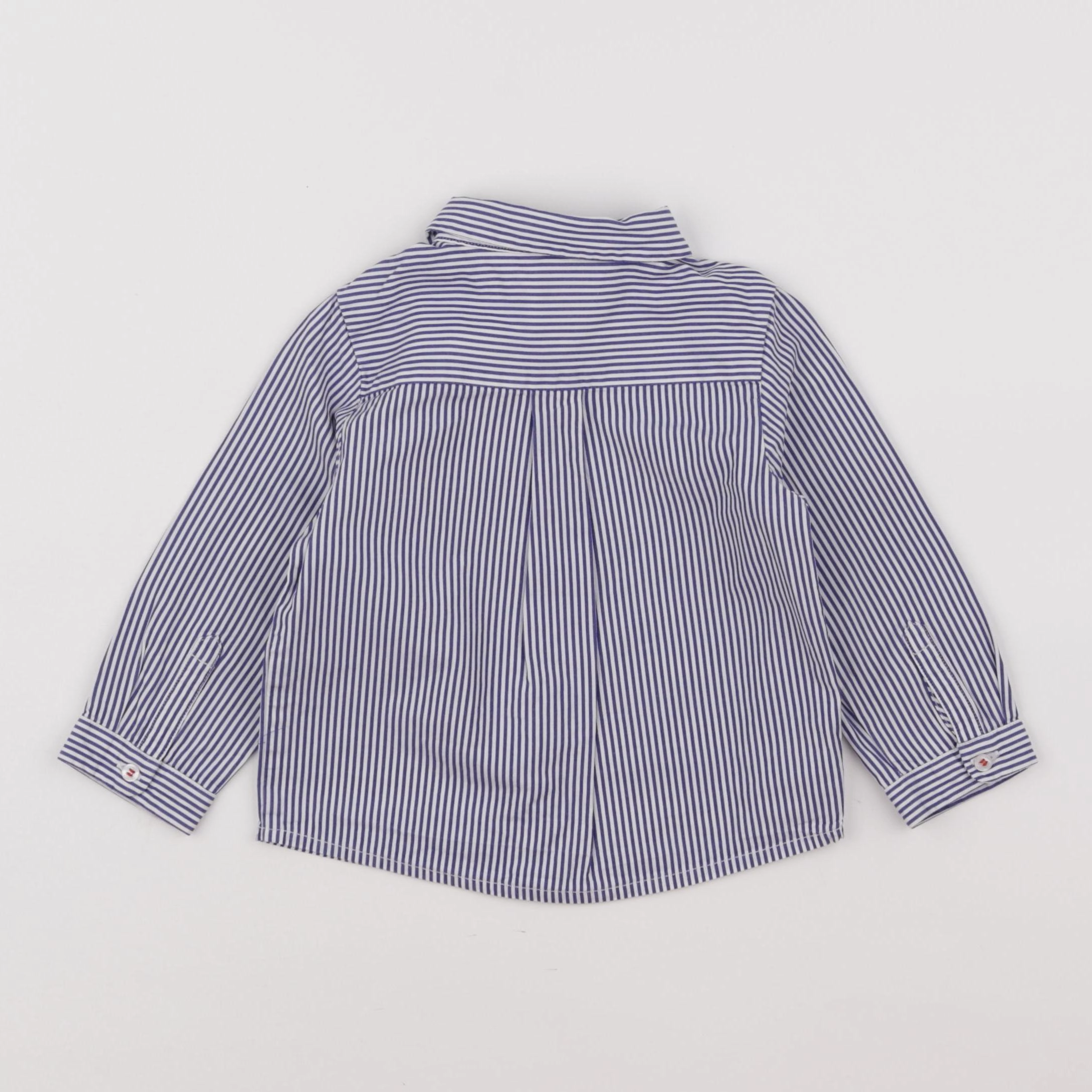 Jacadi - chemise bleu - 18 mois