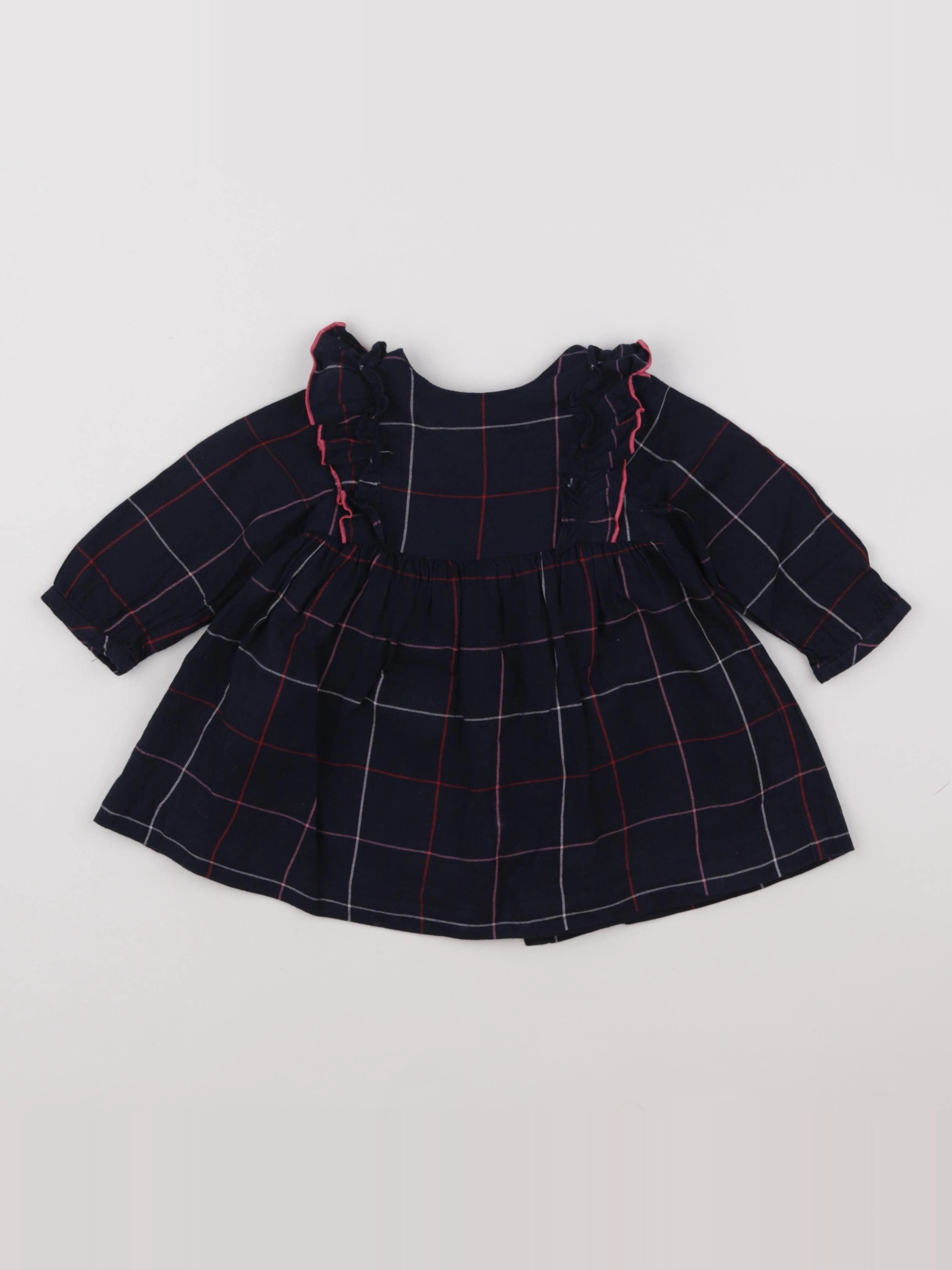 Jacadi - robe bleu - 12 mois