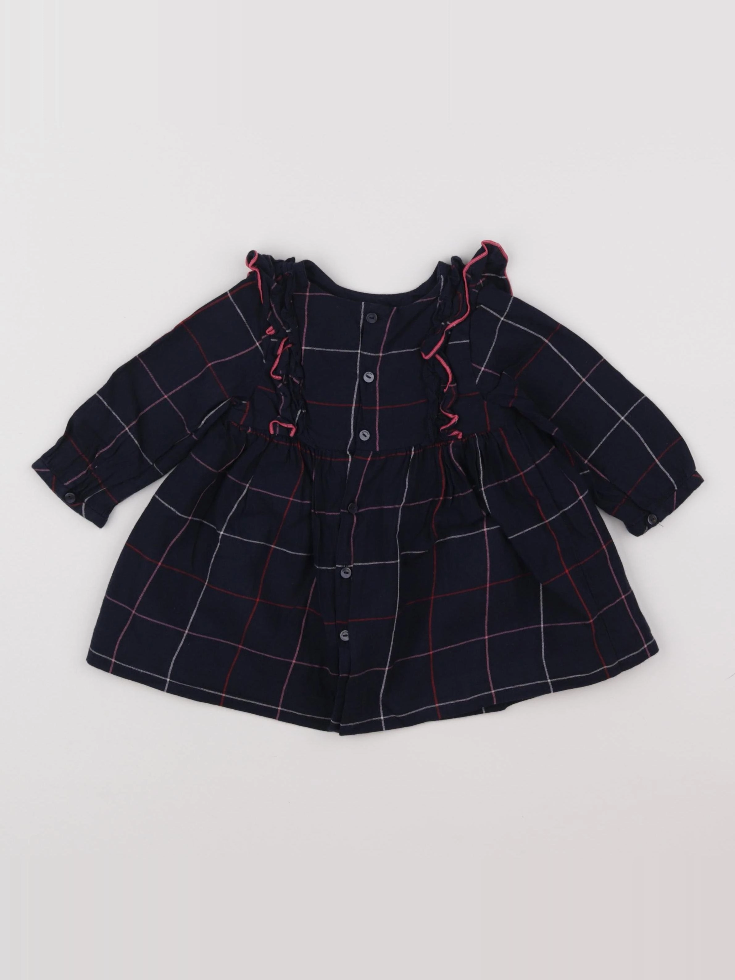 Jacadi - robe bleu - 12 mois