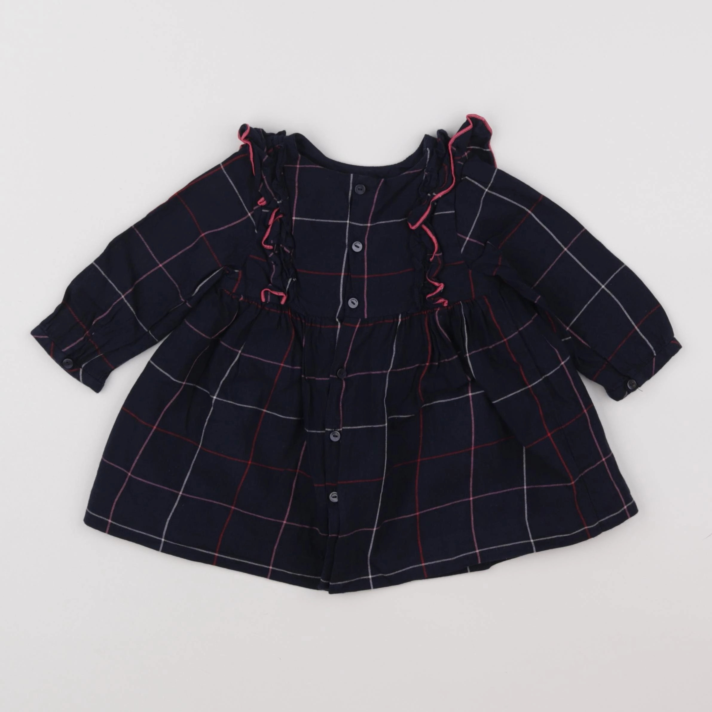 Jacadi - robe bleu - 12 mois