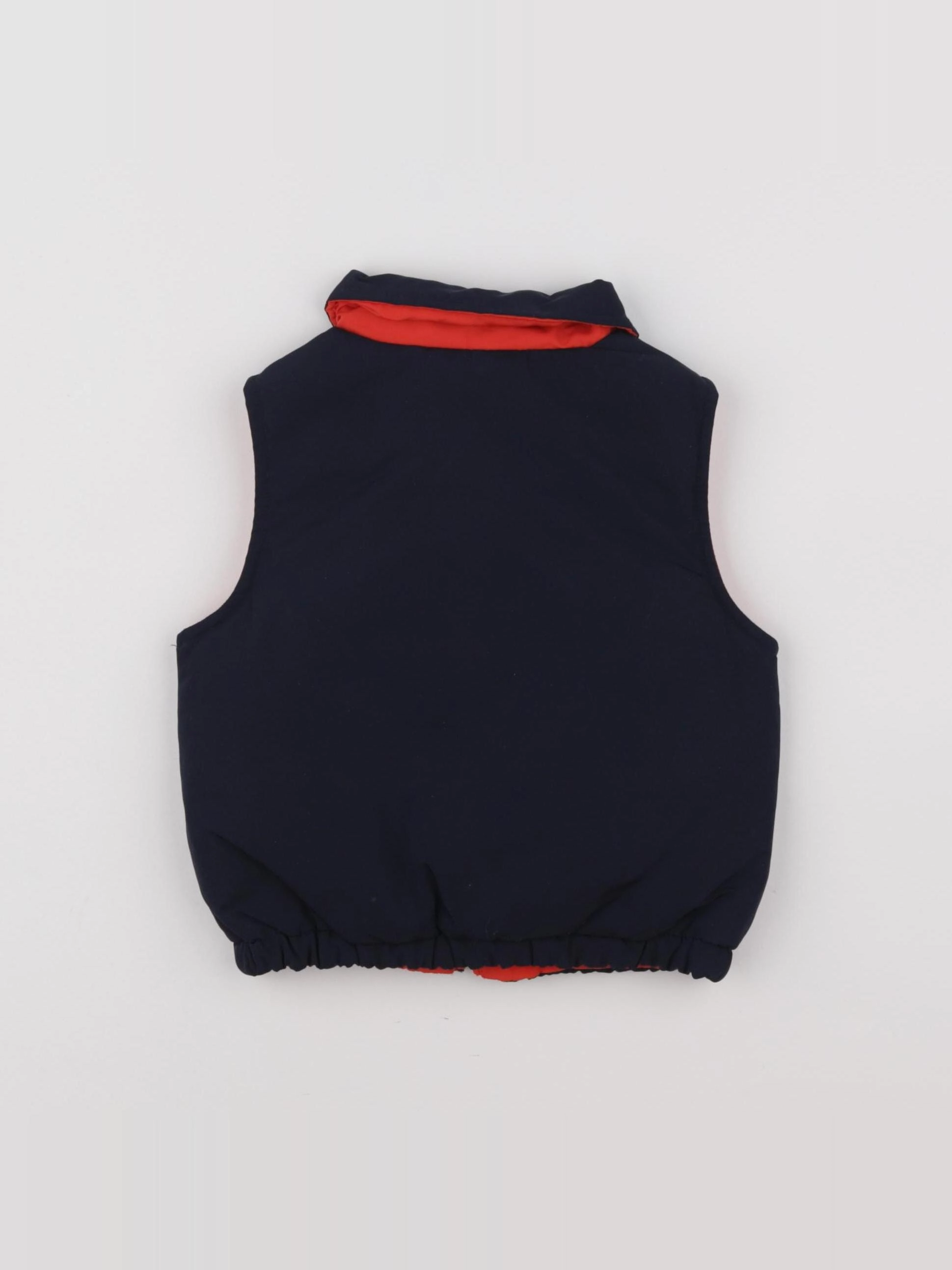 Jacadi - doudoune réversible bleu, rouge - 18 mois