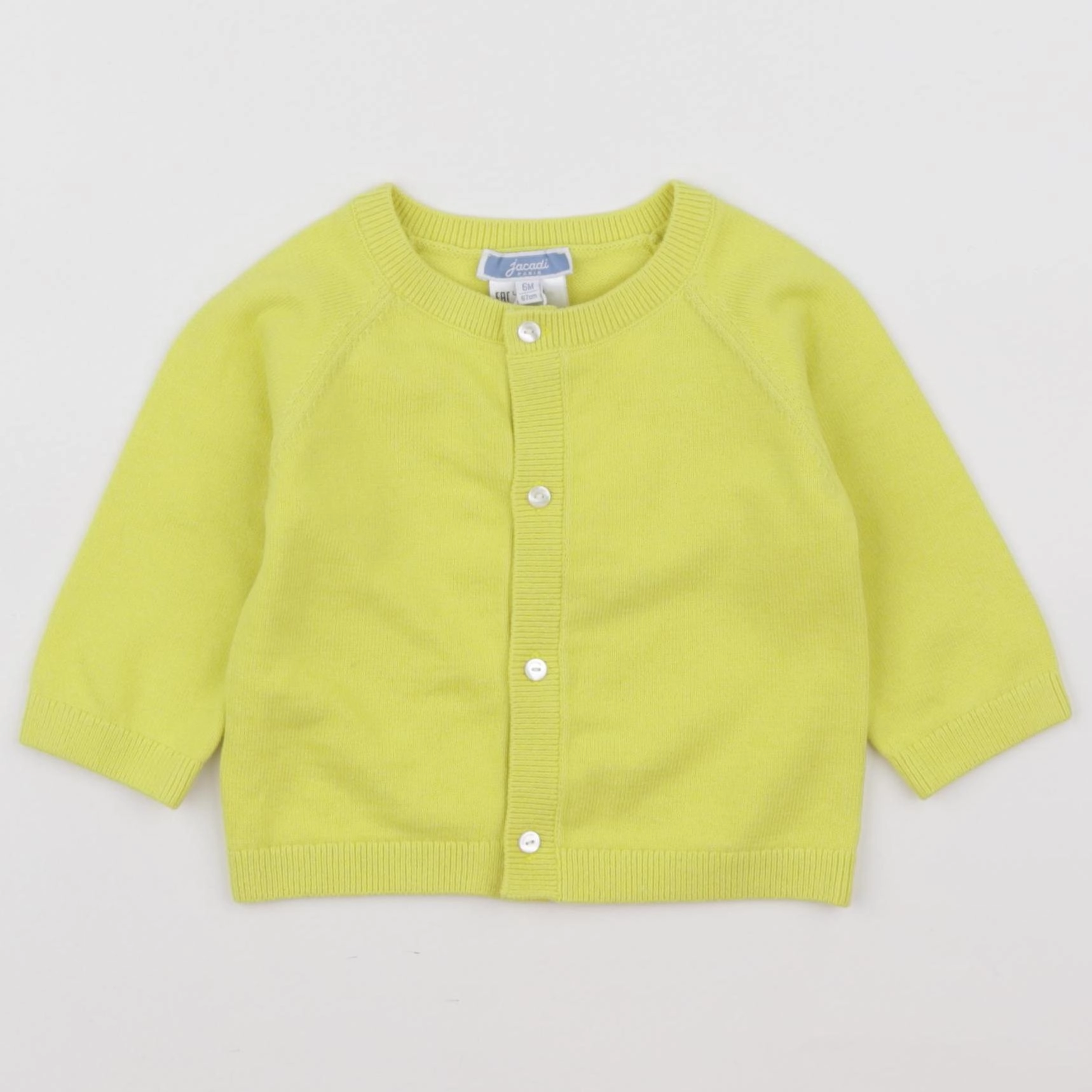 Jacadi - gilet jaune - 3 mois
