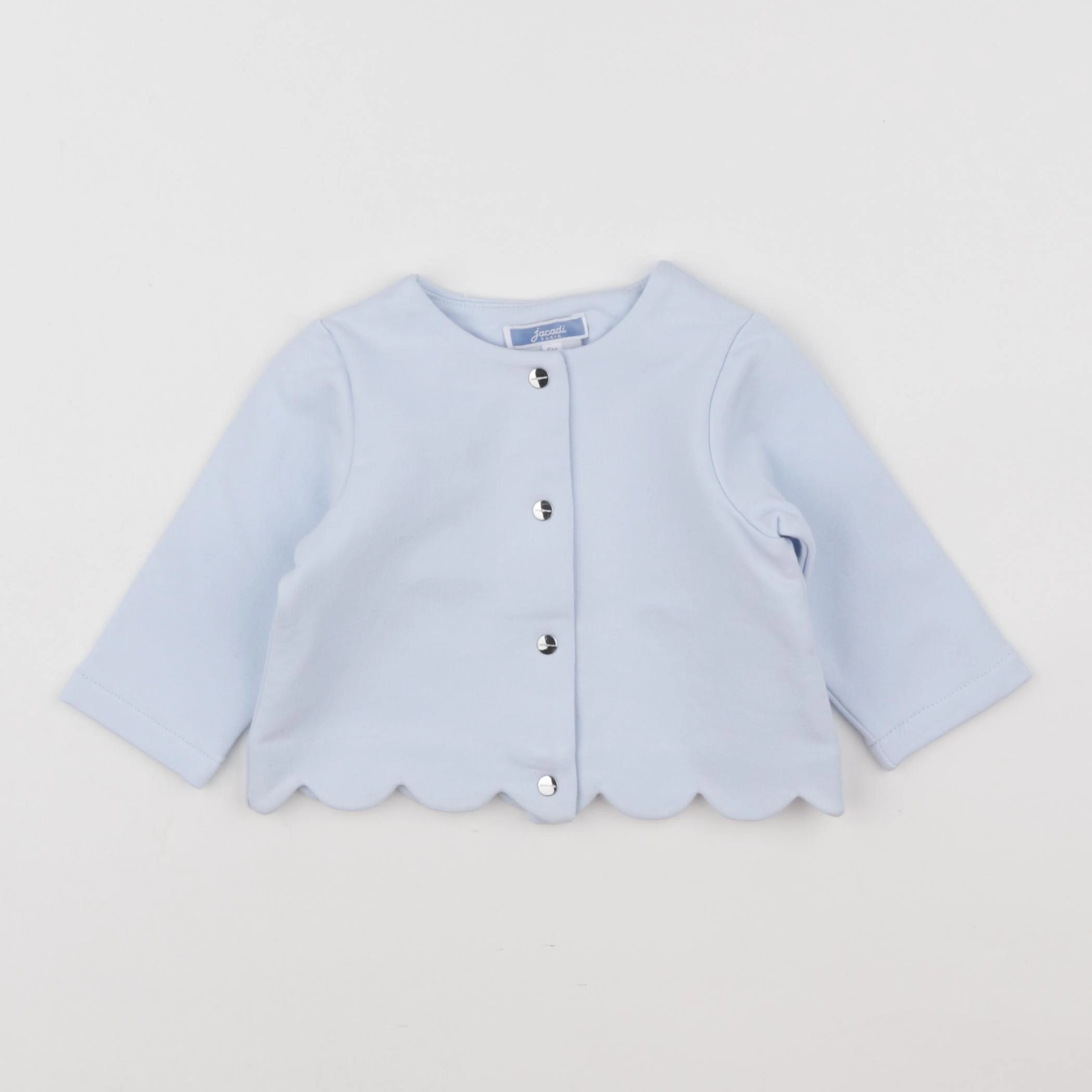Jacadi - sweat bleu - 6 mois