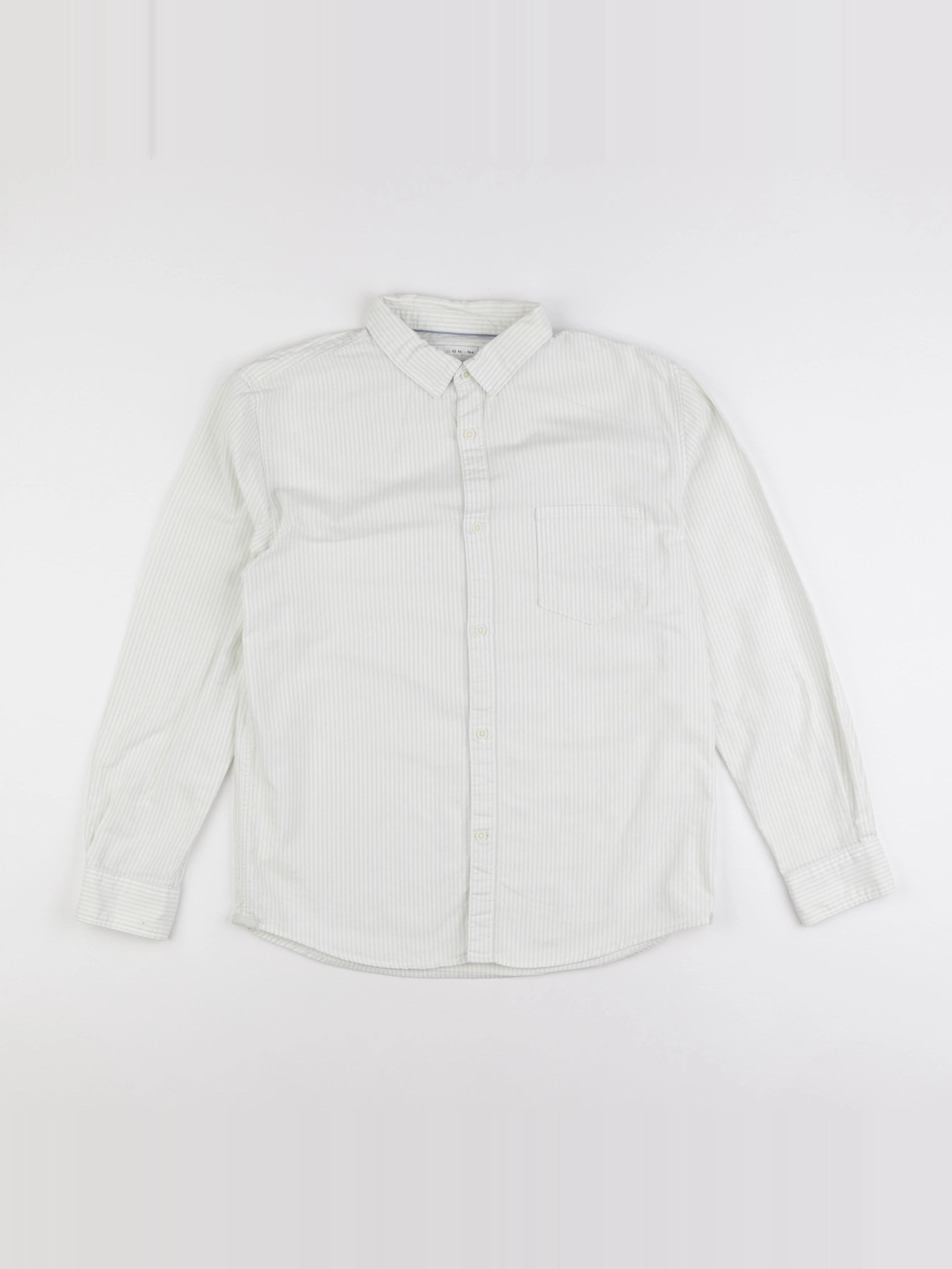 Zara - chemise blanc, beige - 13/14 ans