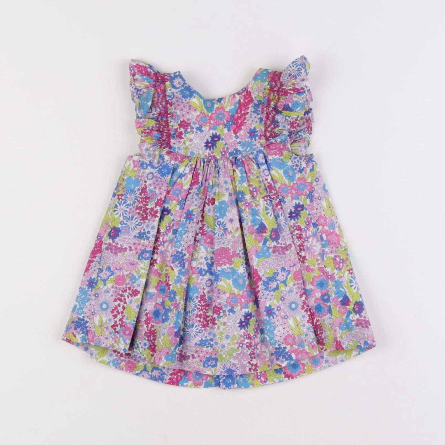 Jacadi - robe liberty multicolore - 1 mois