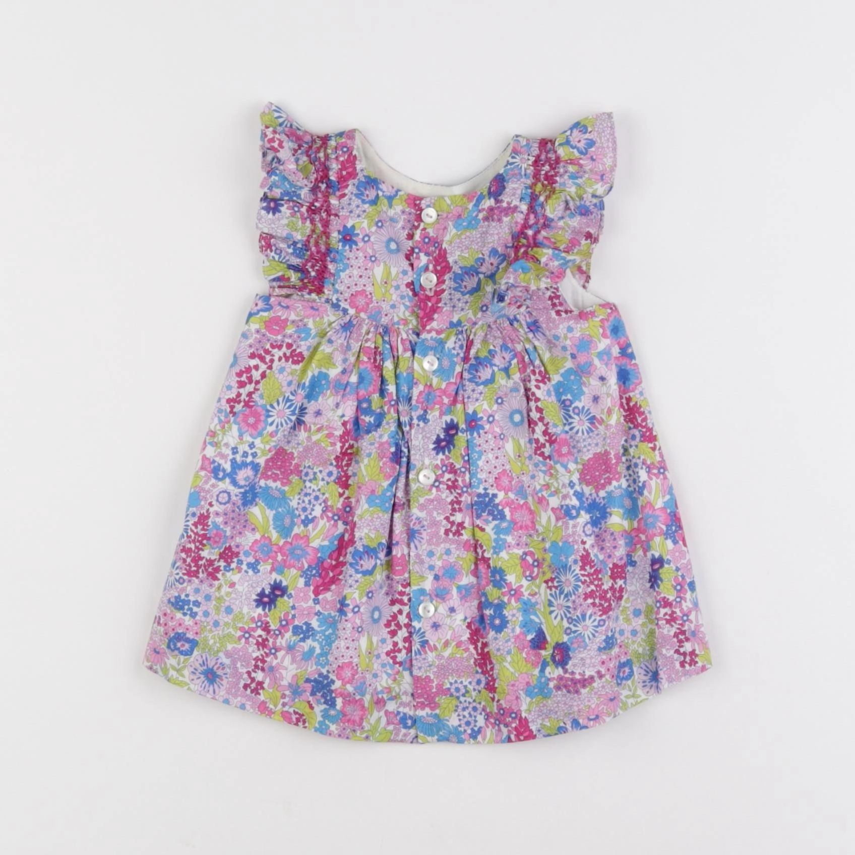 Jacadi - robe liberty multicolore - 1 mois