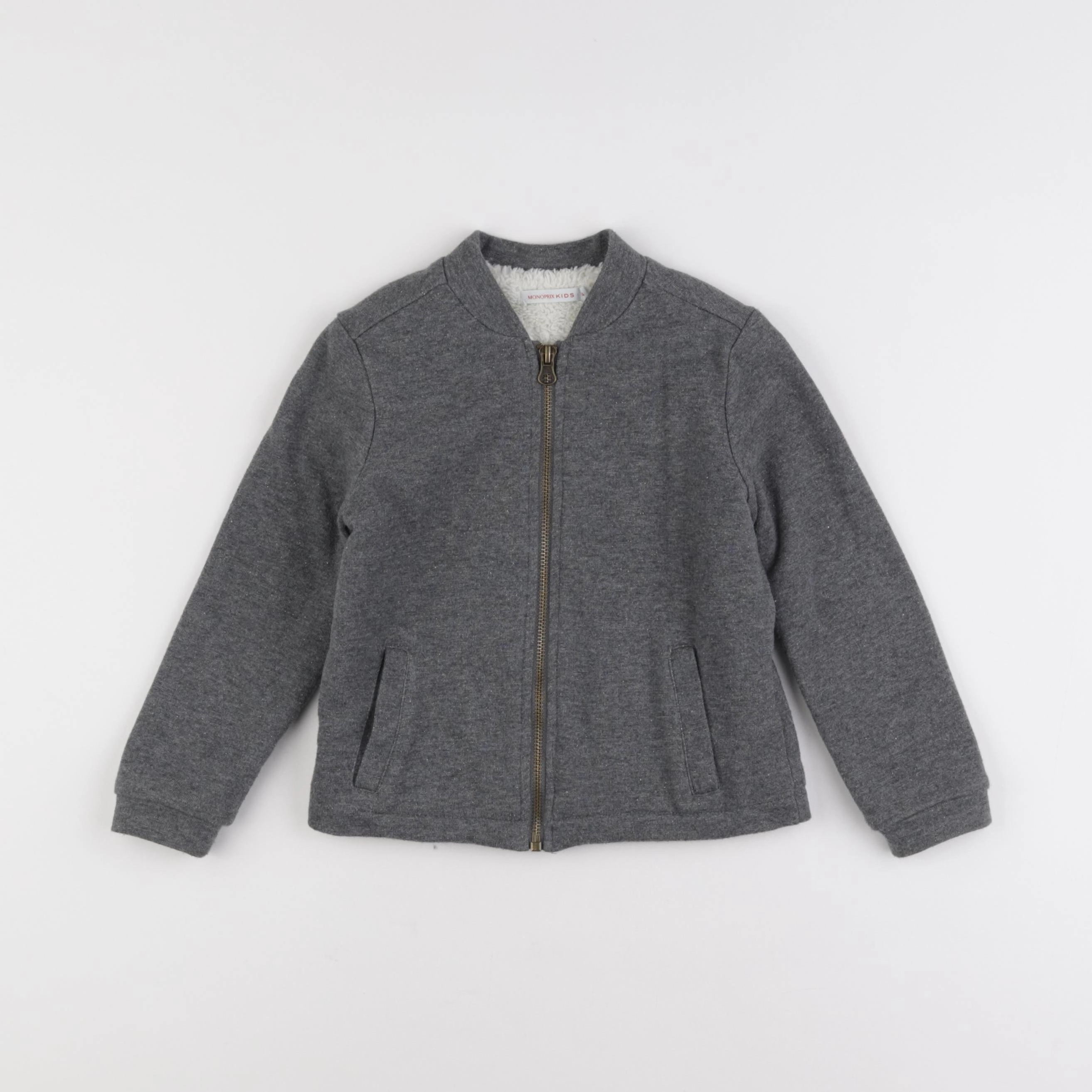 Monoprix - sweat gris - 4 ans