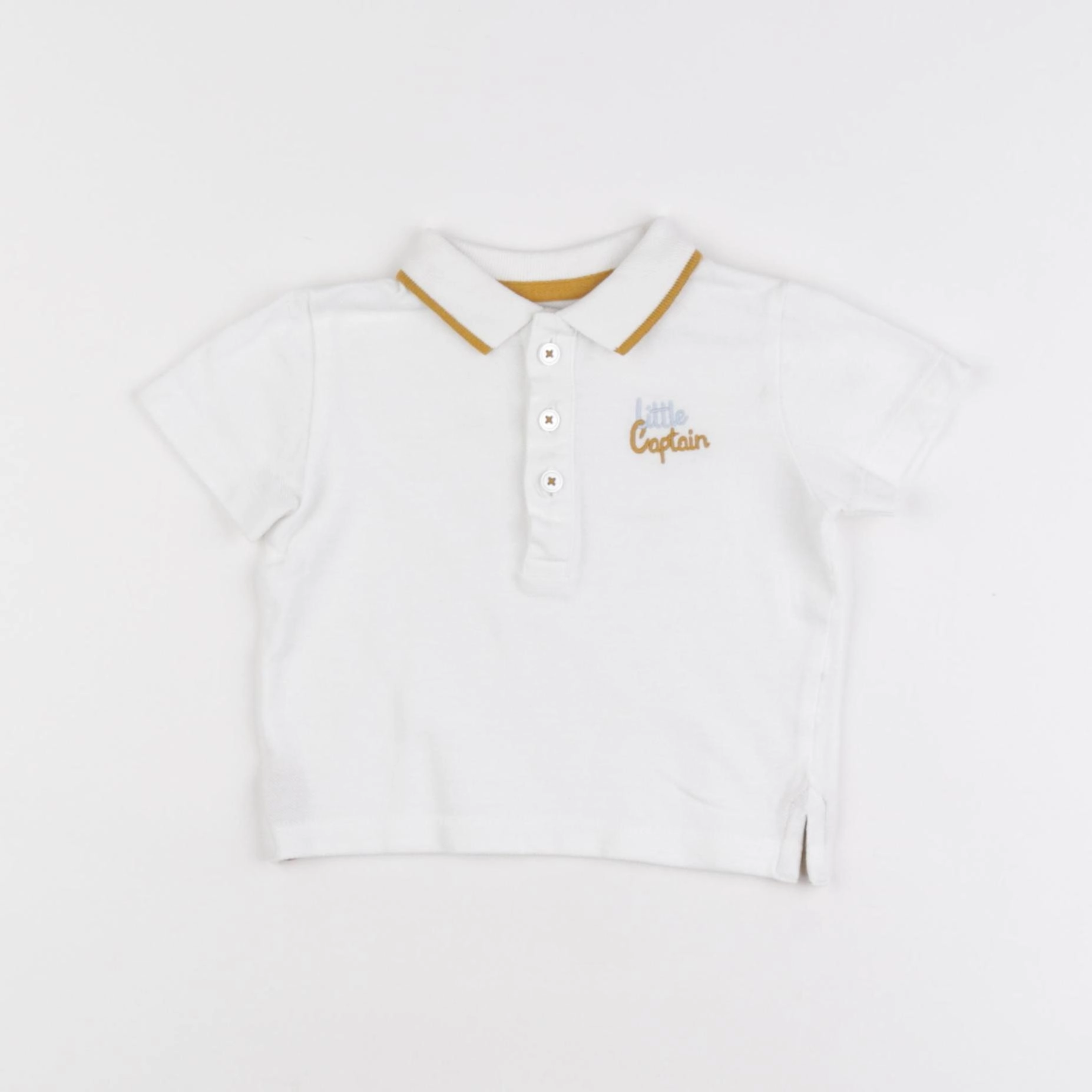 Boutchou - polo blanc - 9 mois