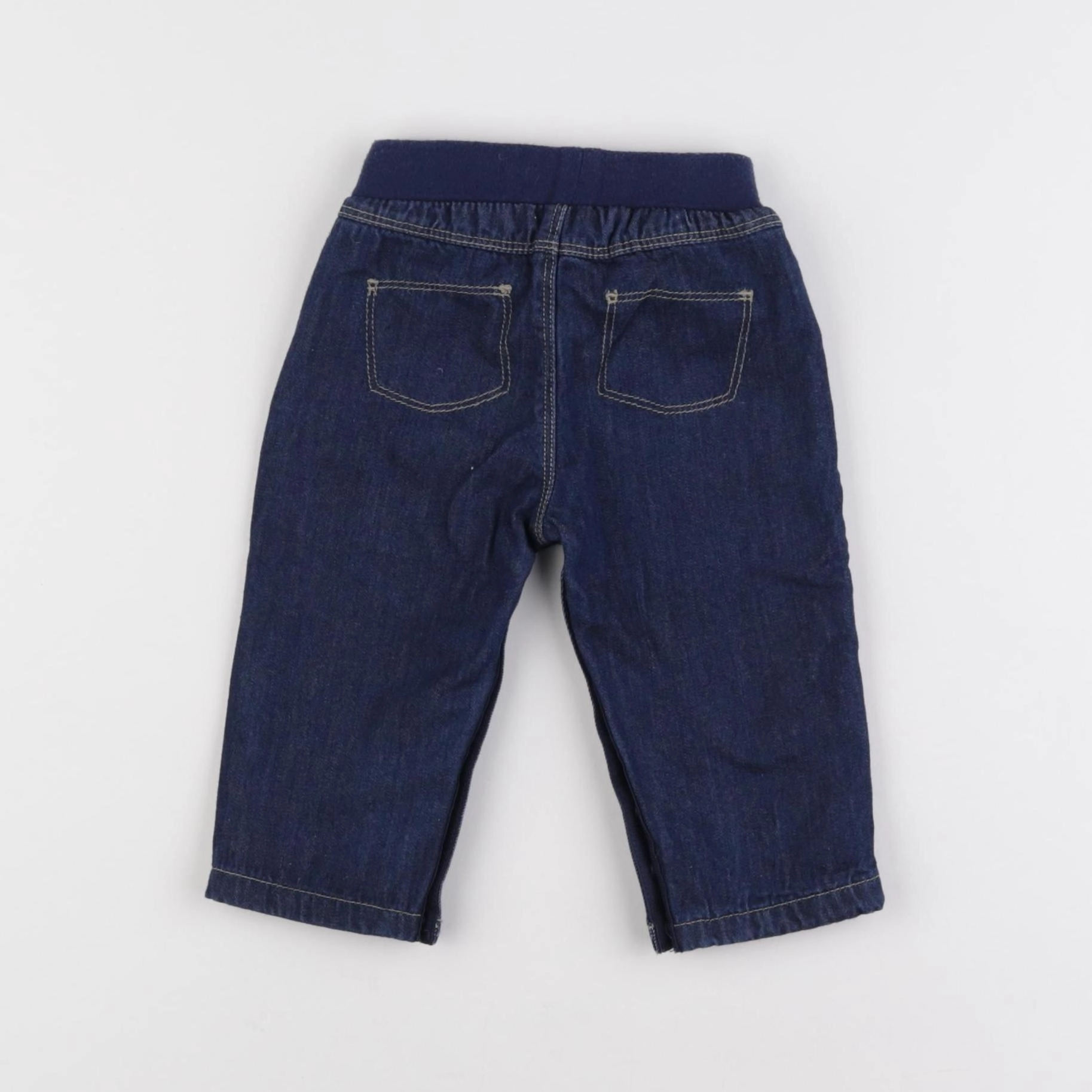 Petit Bateau - jegging bleu - 6 mois