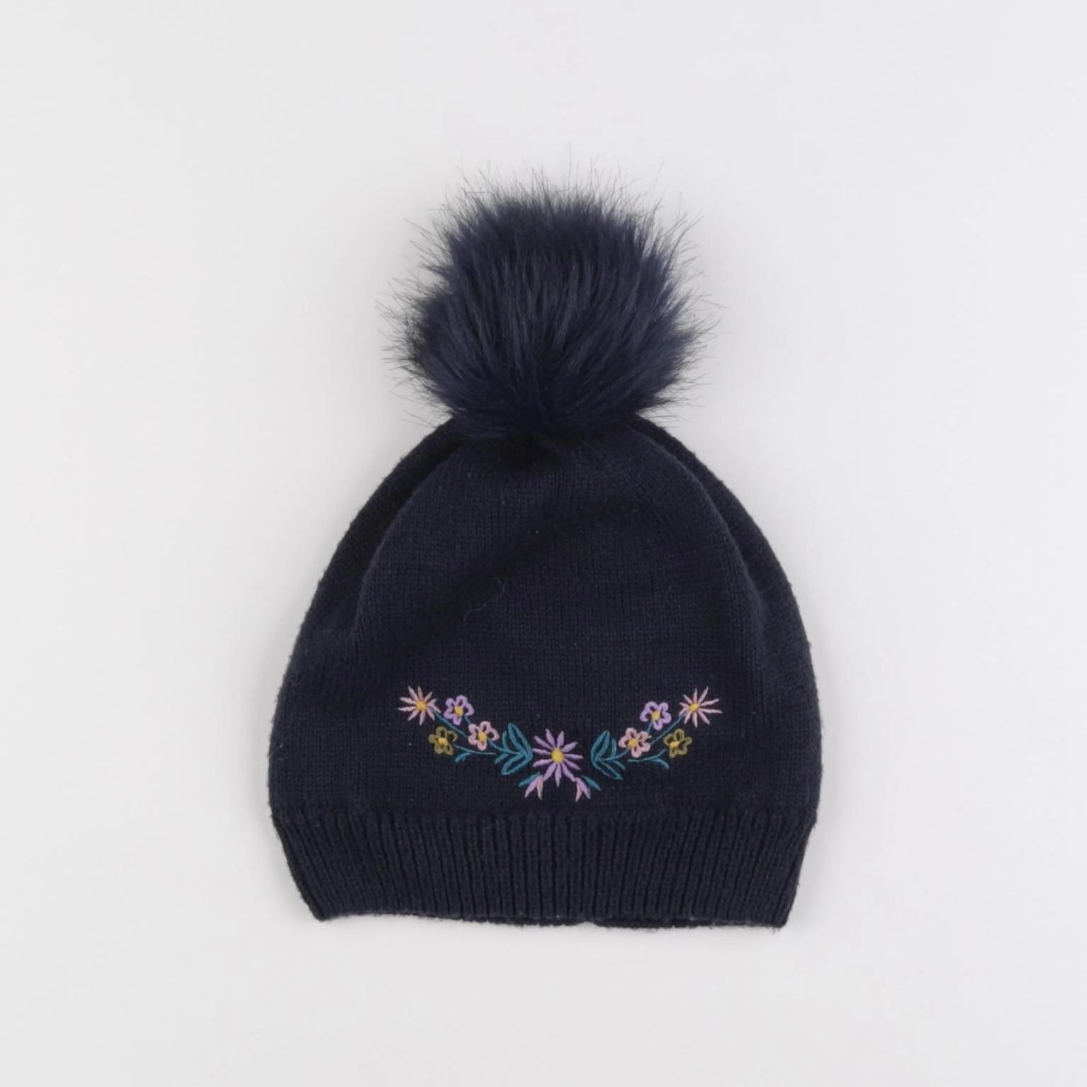 Vertbaudet - bonnet bleu - 8/9 ans