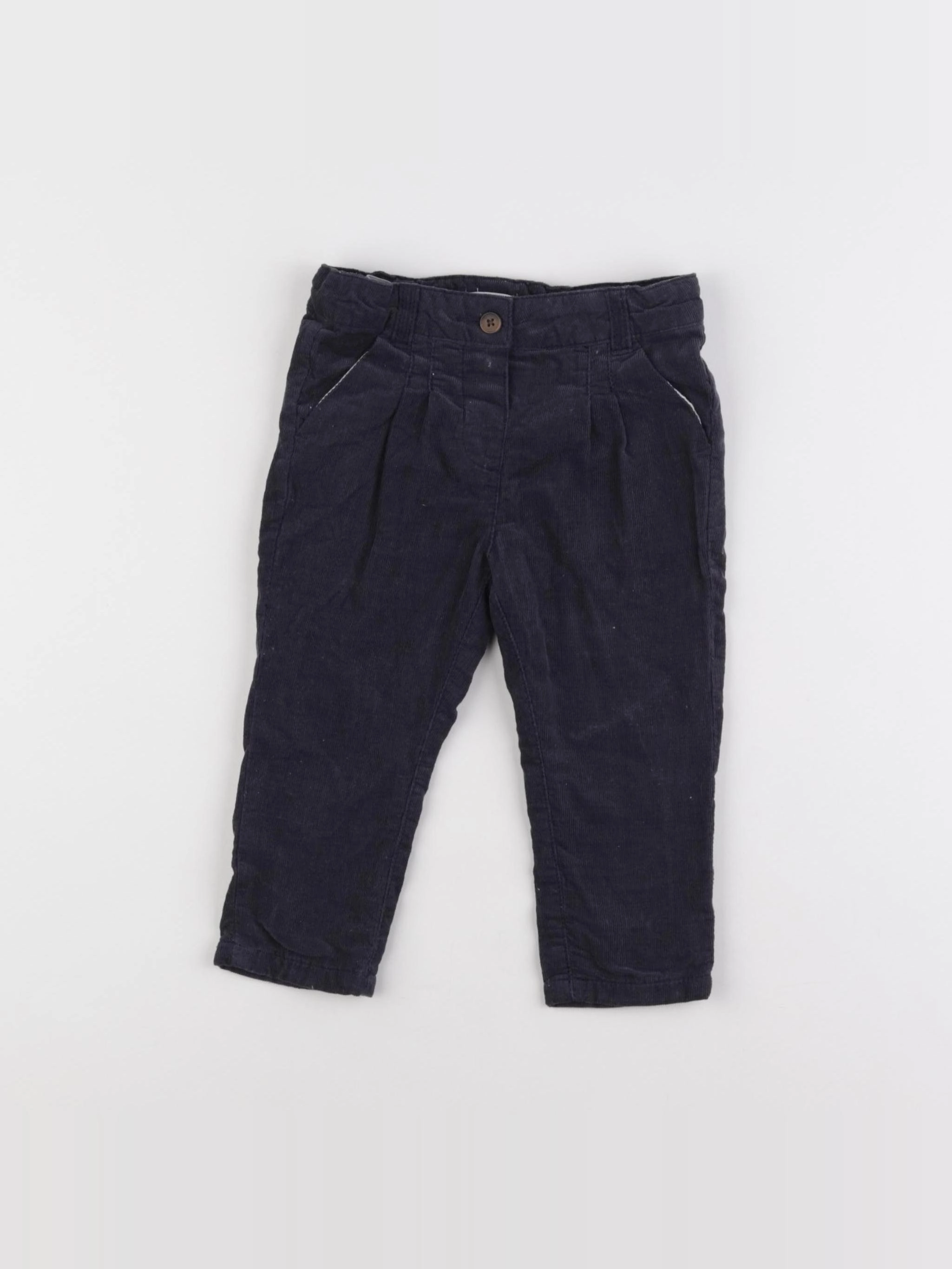 Boutchou - pantalon bleu - 12 mois