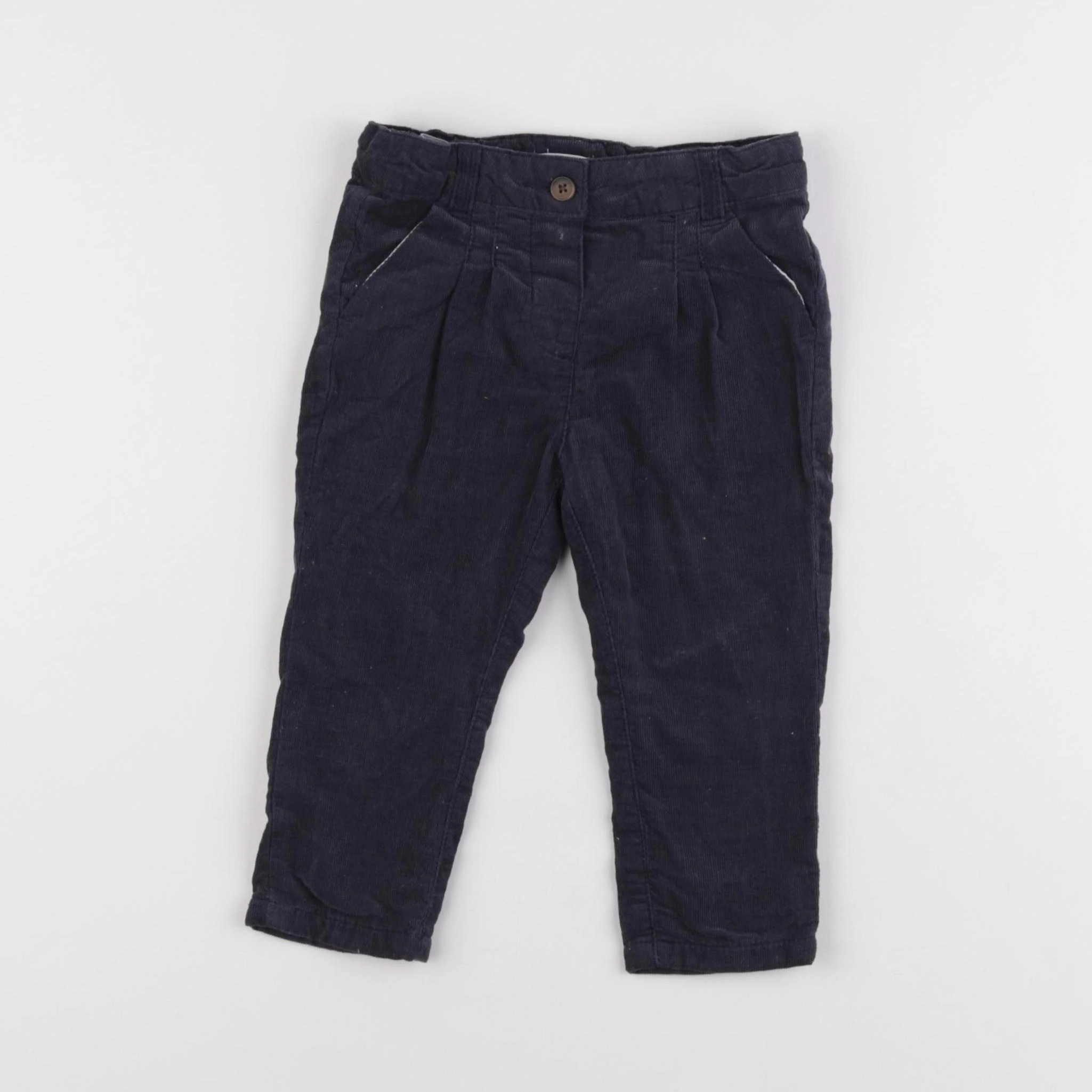 Boutchou - pantalon bleu - 12 mois