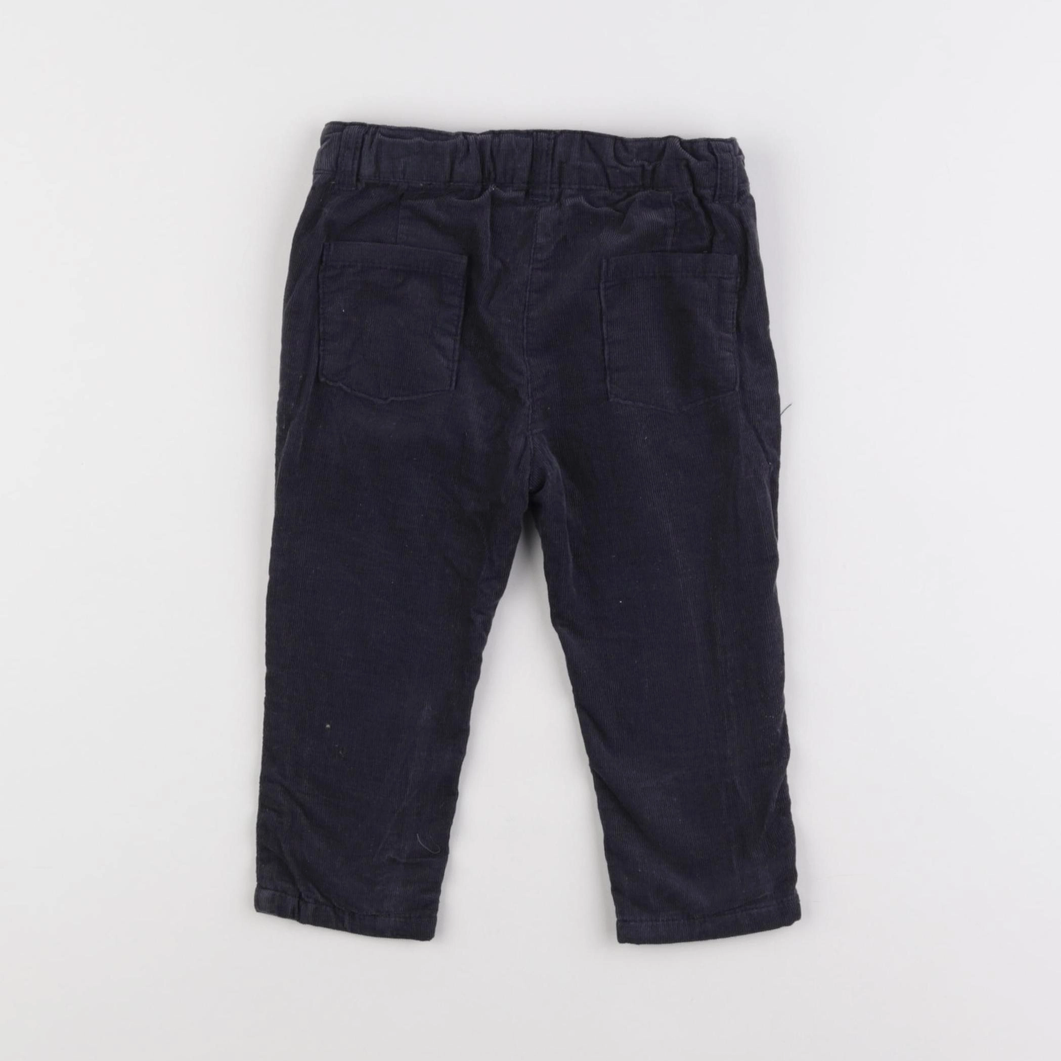 Boutchou - pantalon bleu - 12 mois