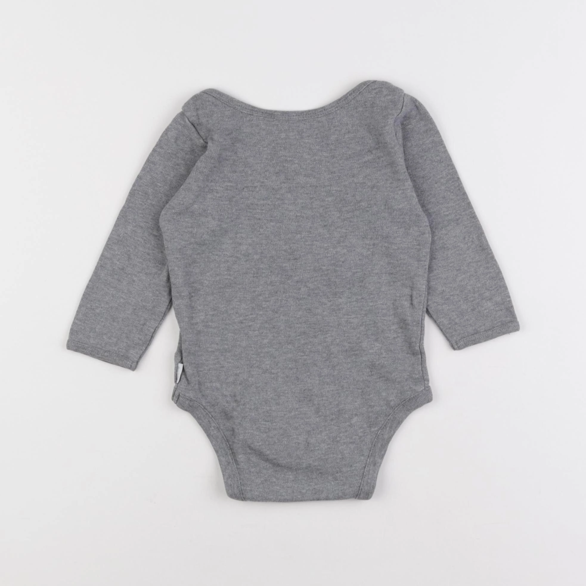 GAP - body gris - 6/12 mois