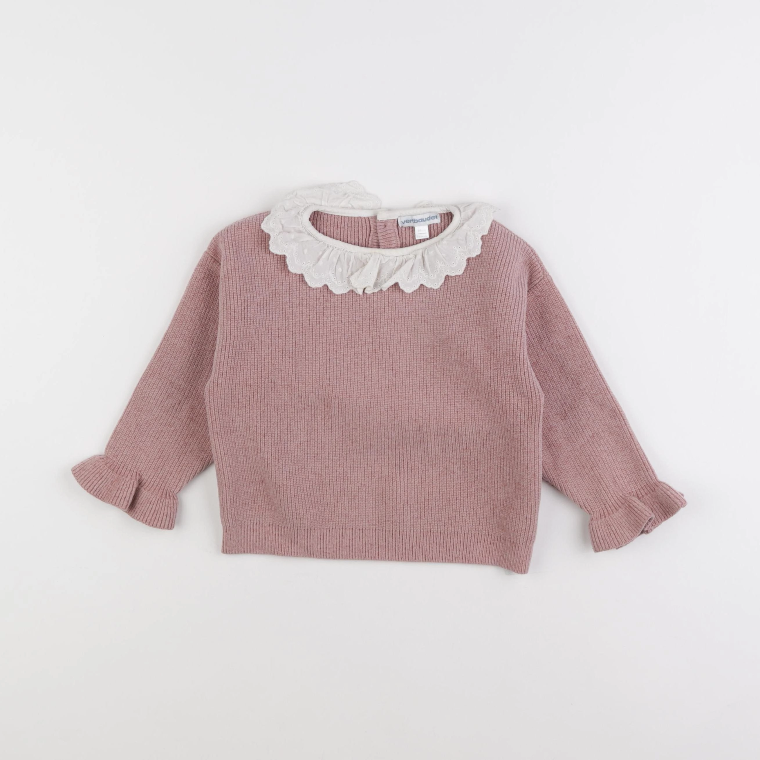 Vertbaudet - pull rose - 2 ans