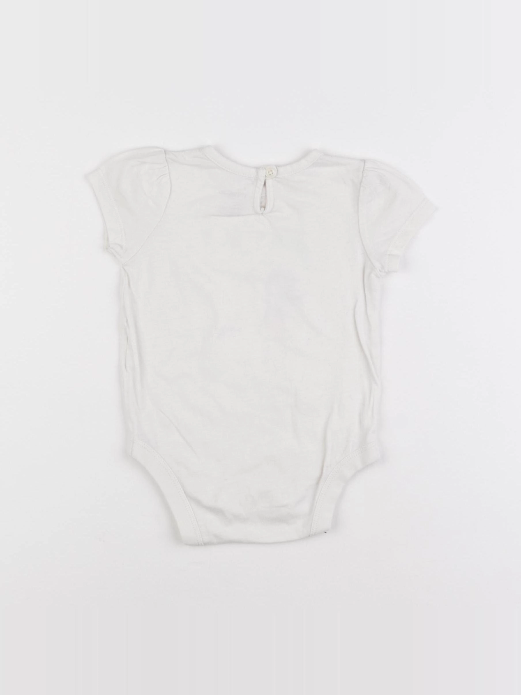 GAP - body blanc - 3/6 mois