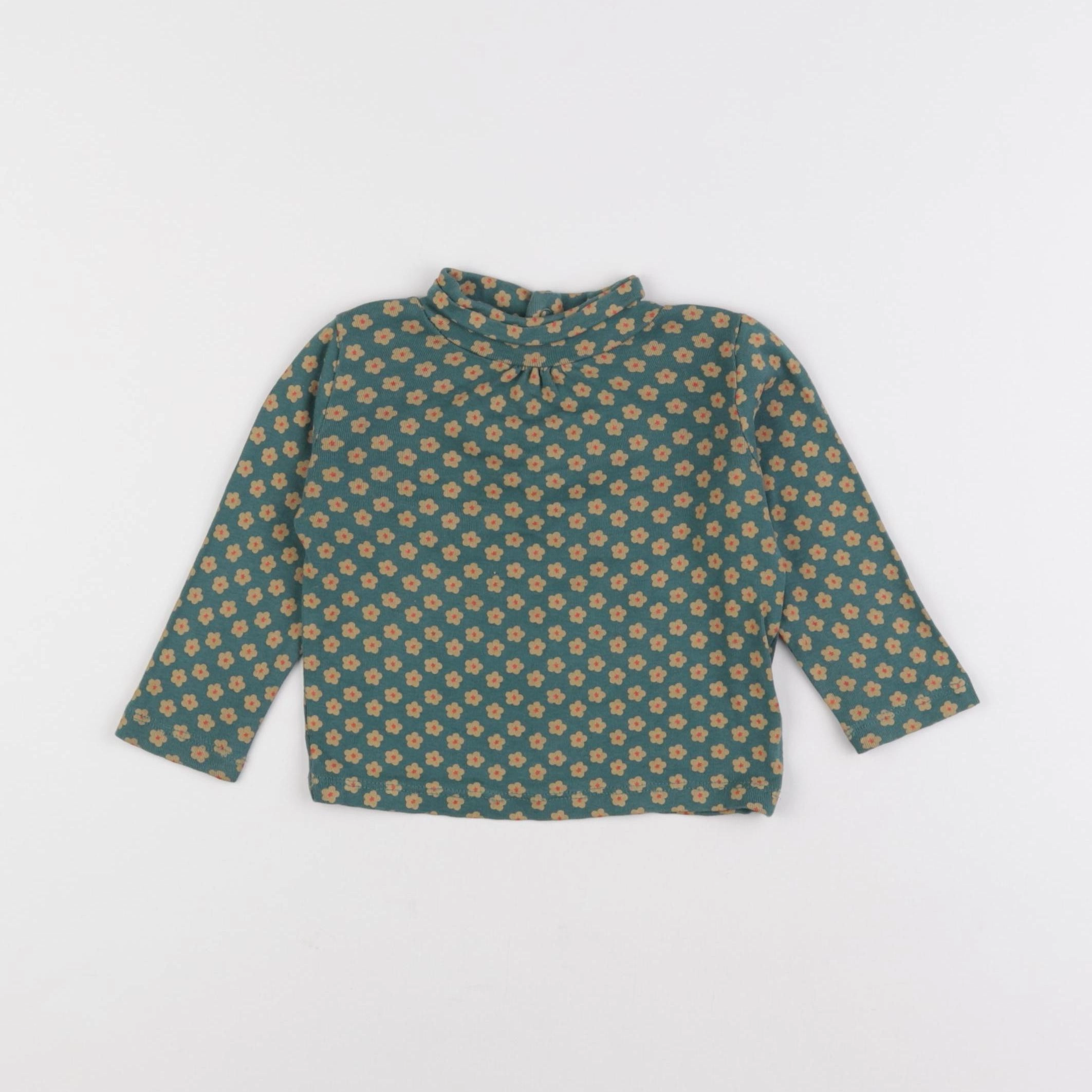 Boutchou - sous-pull vert - 12 mois