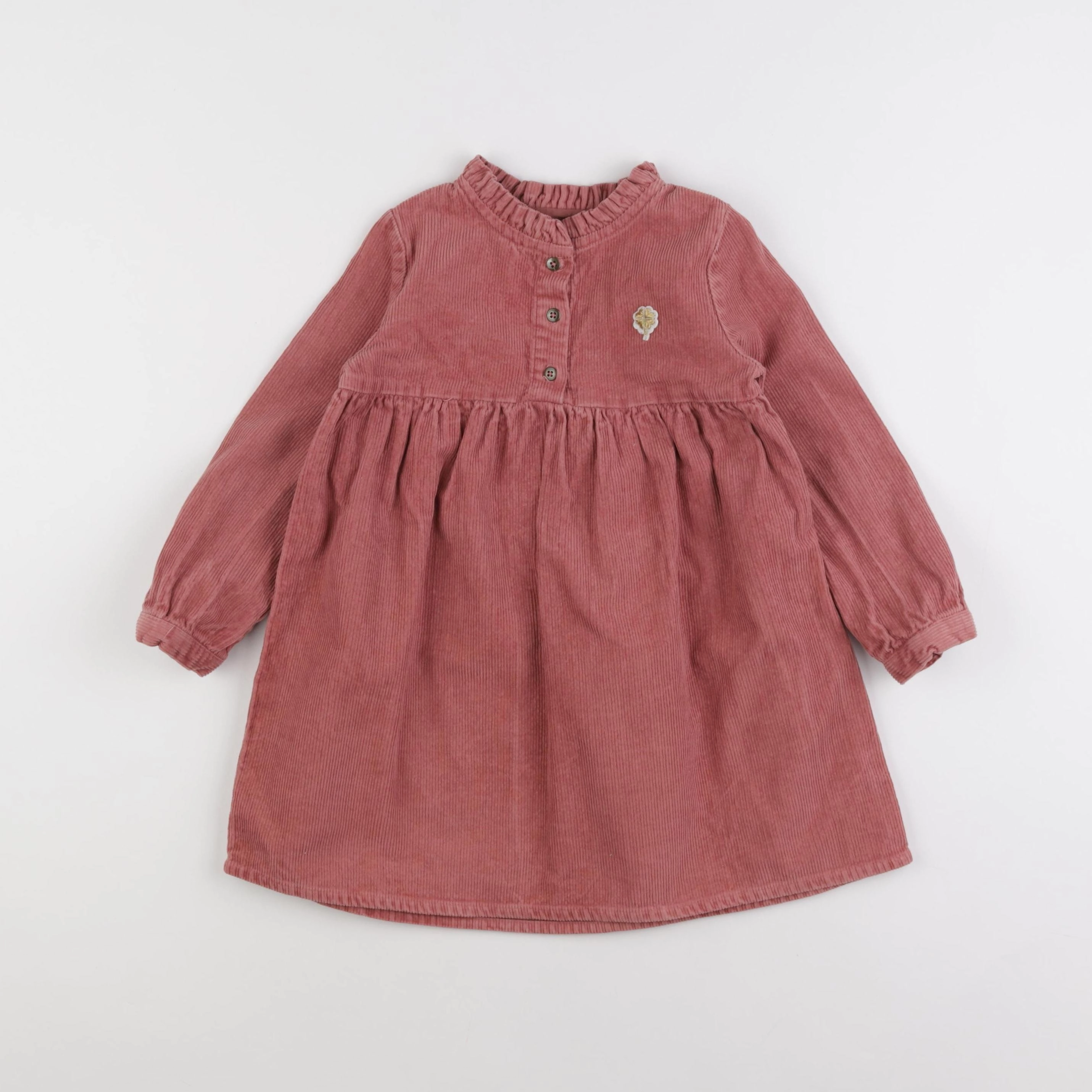 Vertbaudet - robe rose - 4 ans