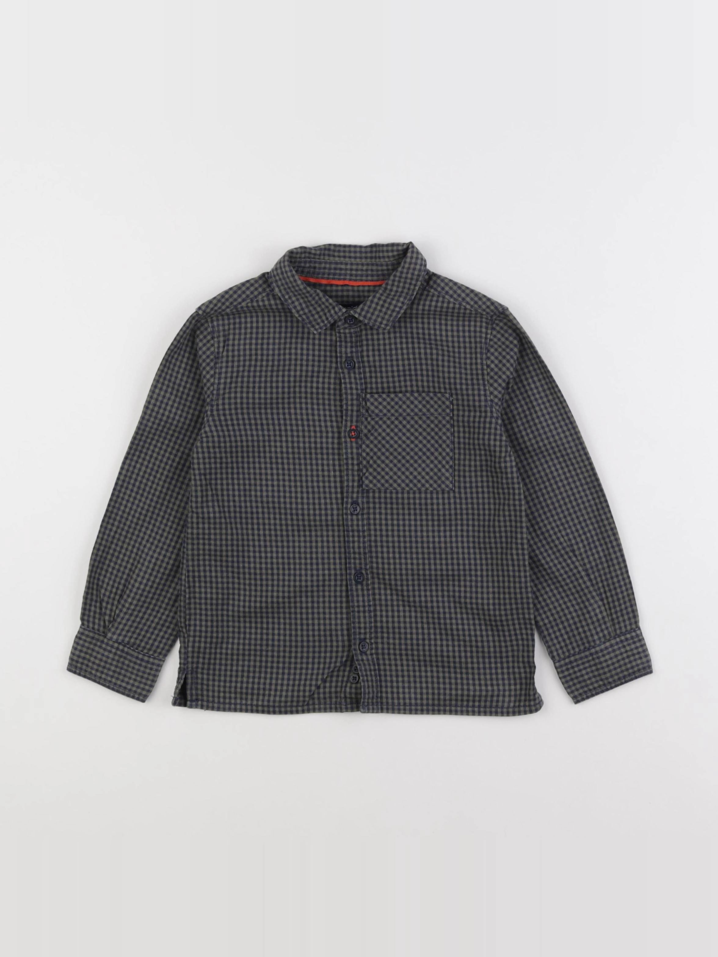 Okaidi - chemise bleu, vert - 3 ans