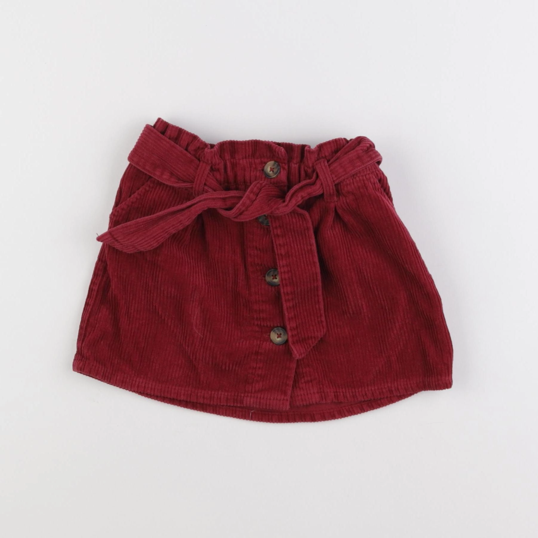 Vertbaudet - jupe rouge - 4 ans