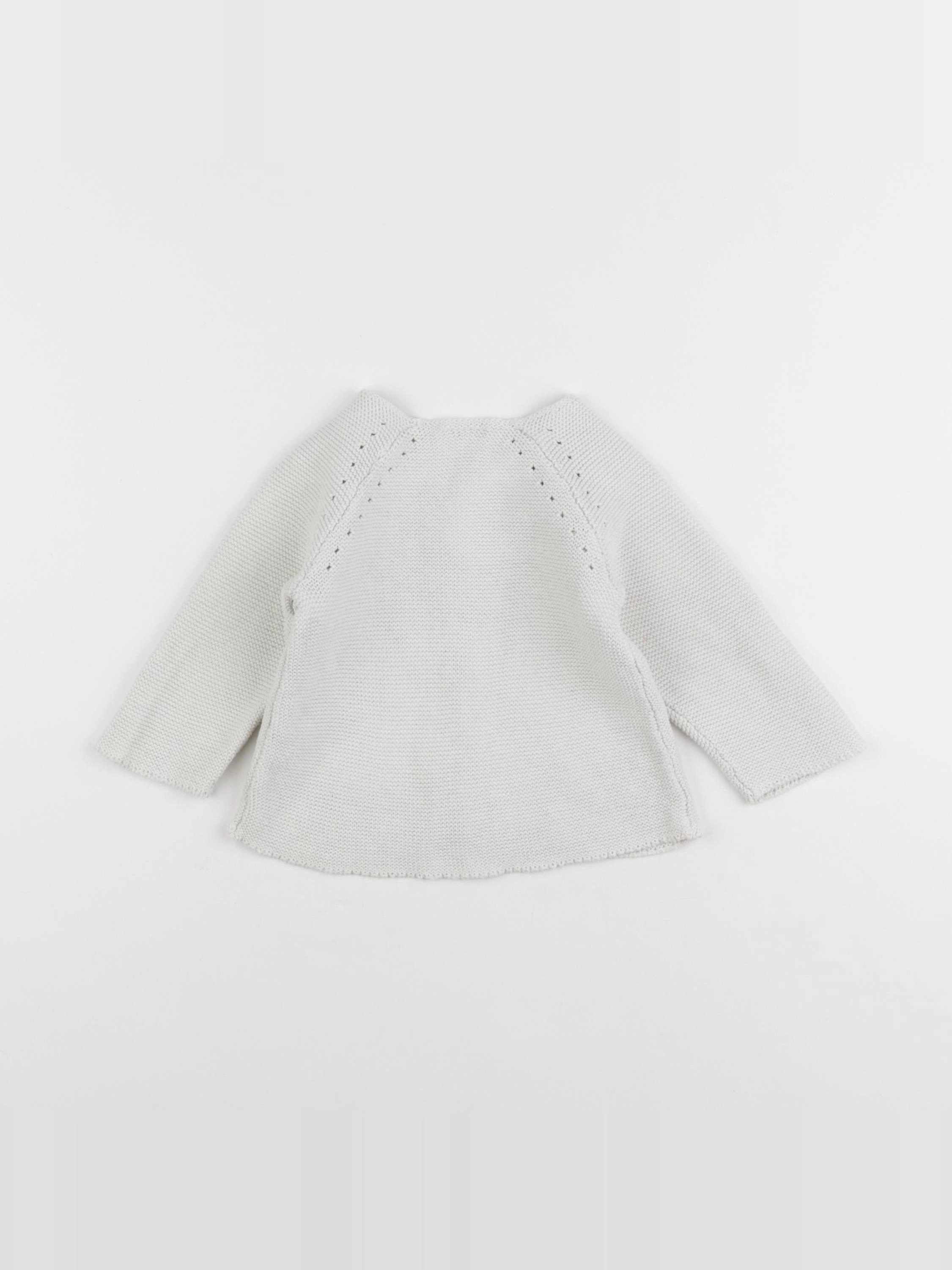 Tape à l'oeil - gilet beige - 12 mois