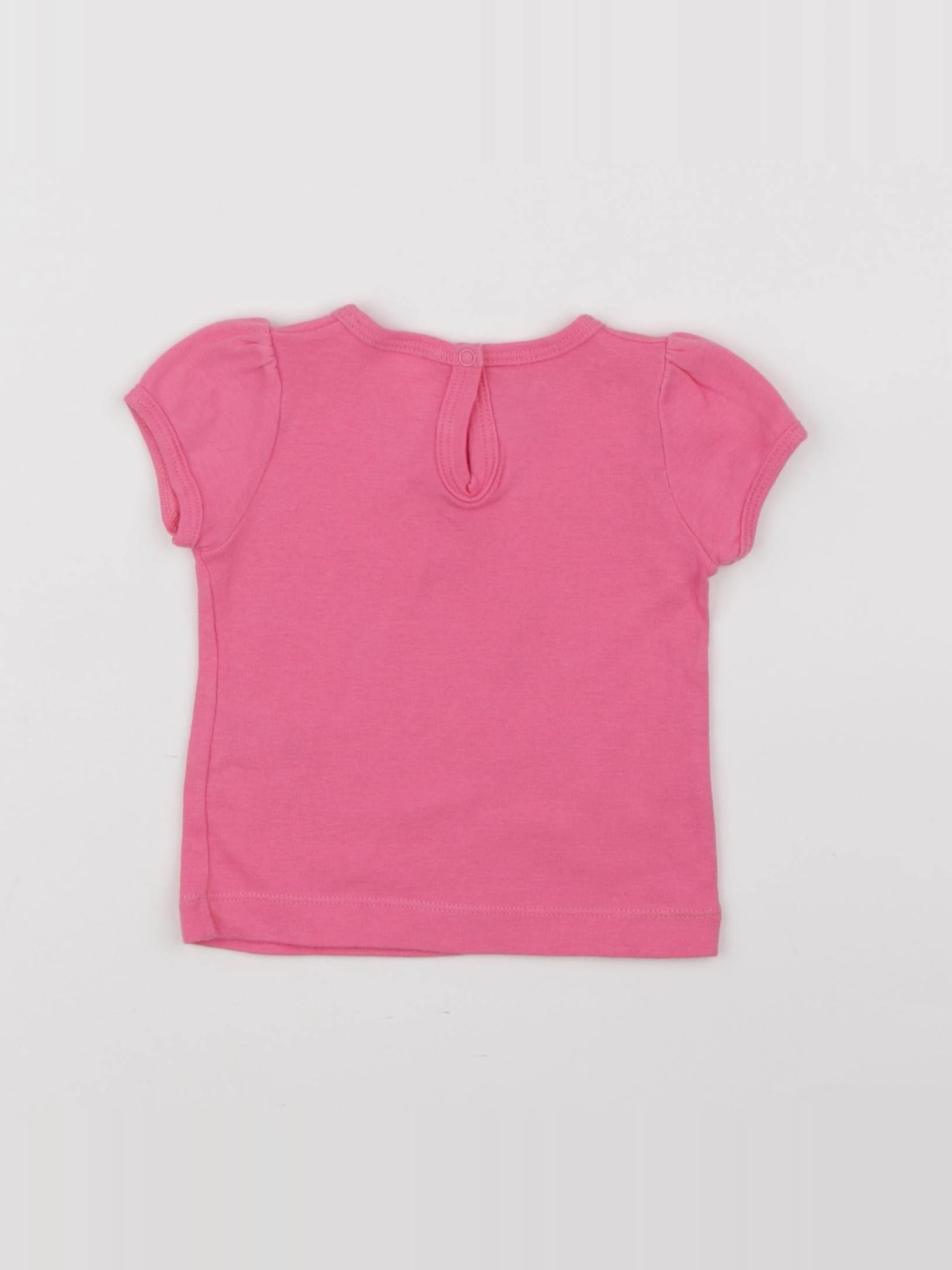 Petit Bateau - tee-shirt rose - 6 mois