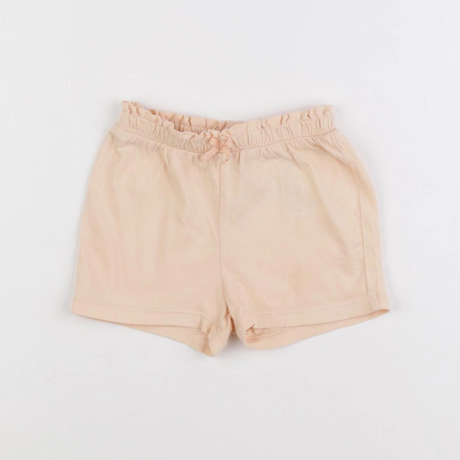 H&M - short rose - 12/18 mois