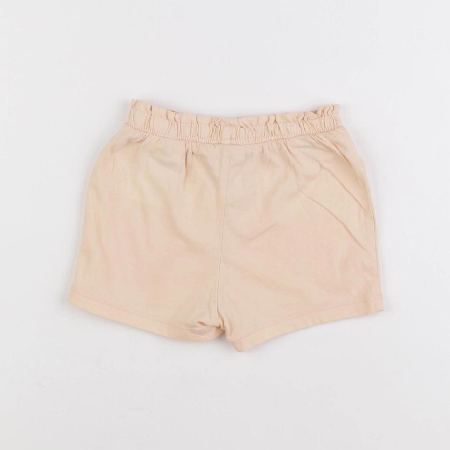 H&M - short rose - 12/18 mois
