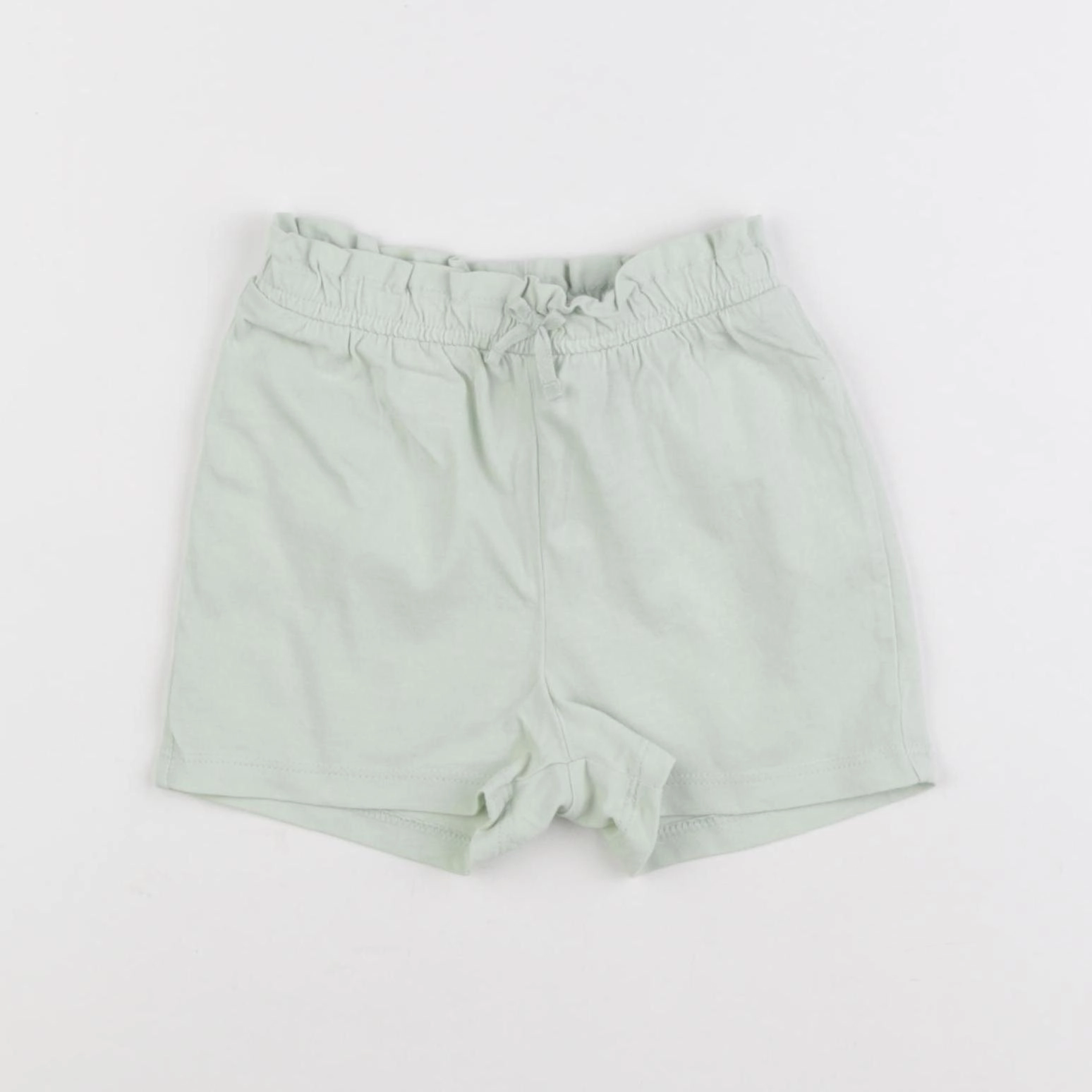H&M - short vert - 12/18 mois